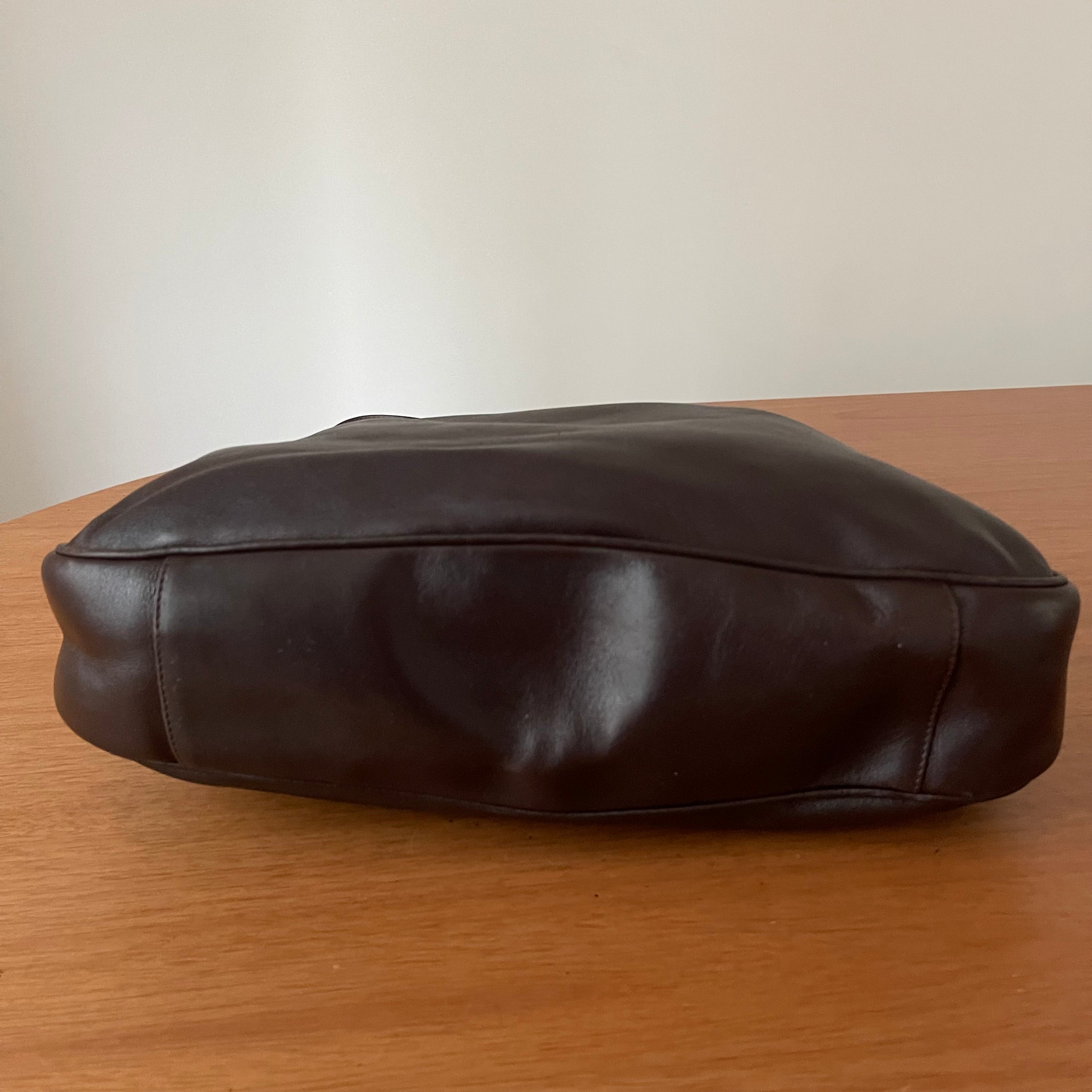 Gucci Bamboo Dark Brown Hobo Shoulder Bag
