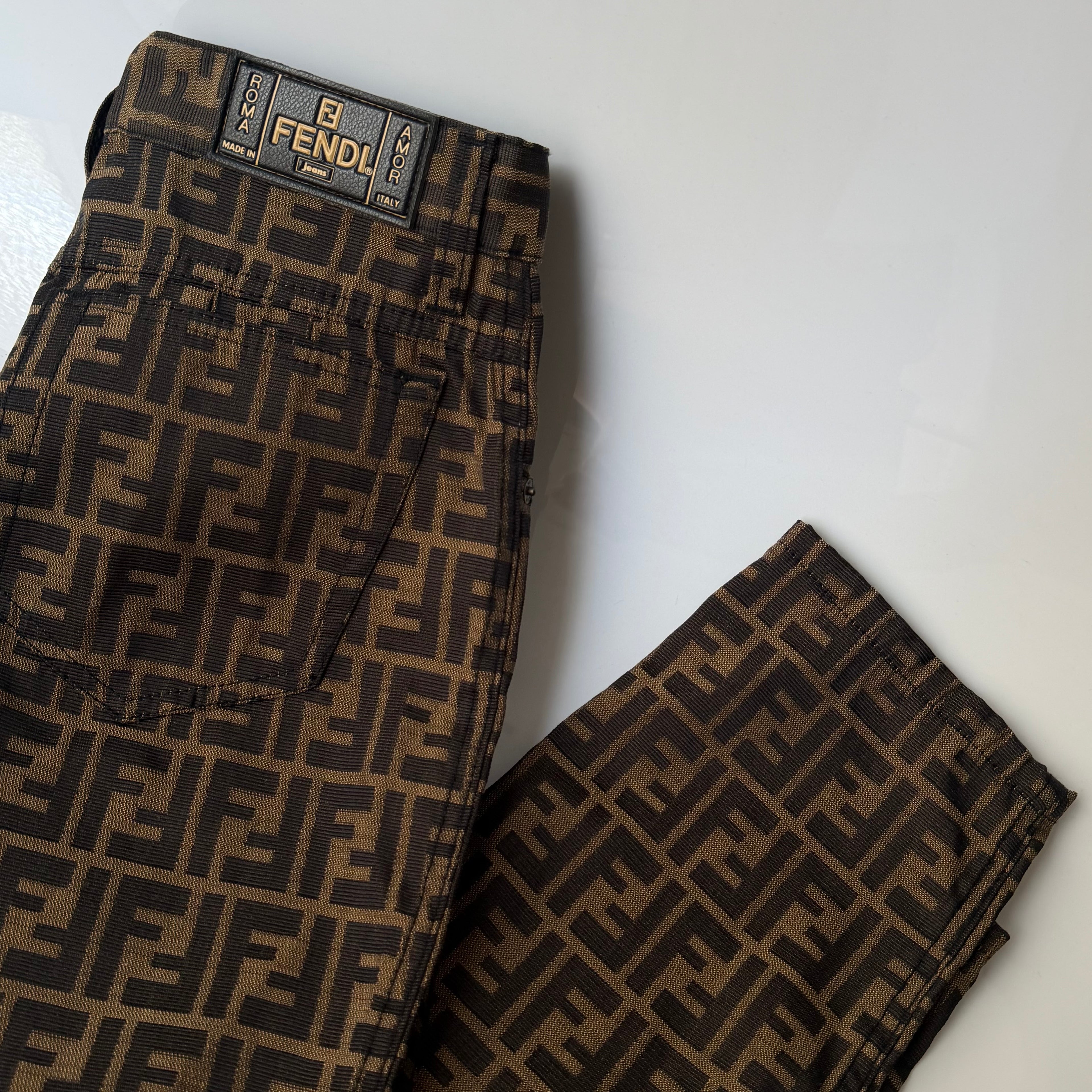 Fendi 90s Monogram Pants