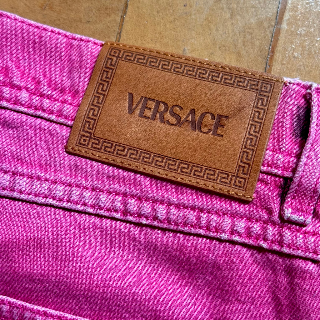 Versace S/S 2023 Cut Out Pink Pants