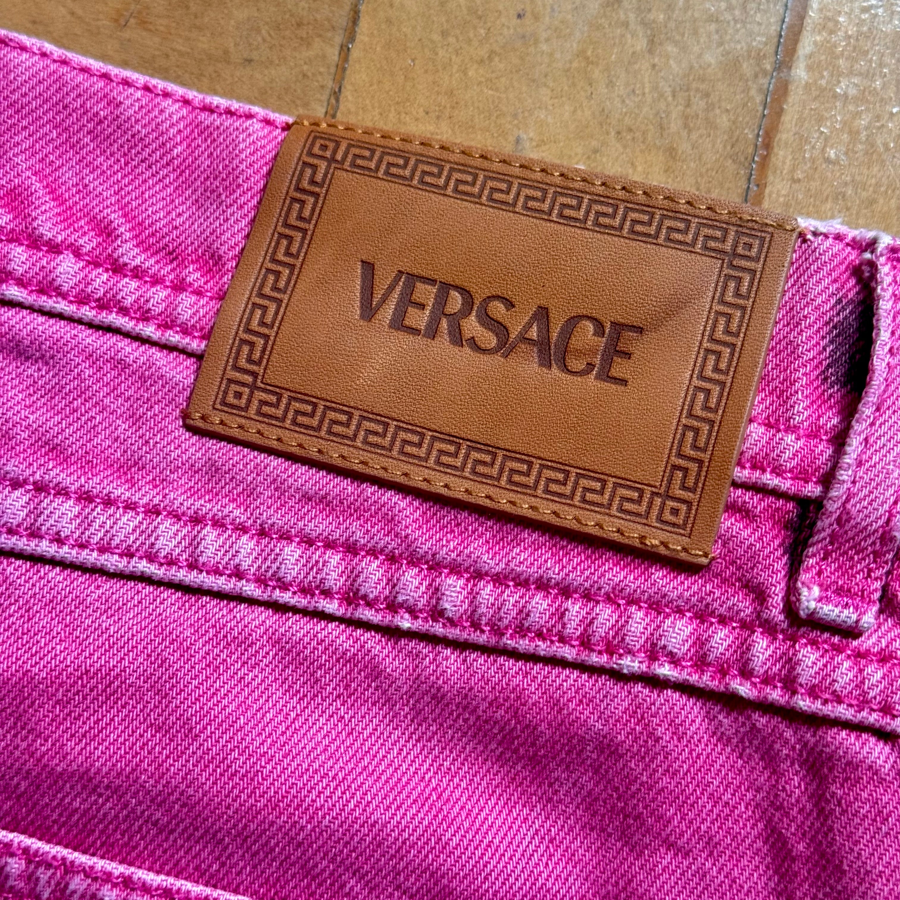 Versace S/S 2023 Cut Out Pink Pants