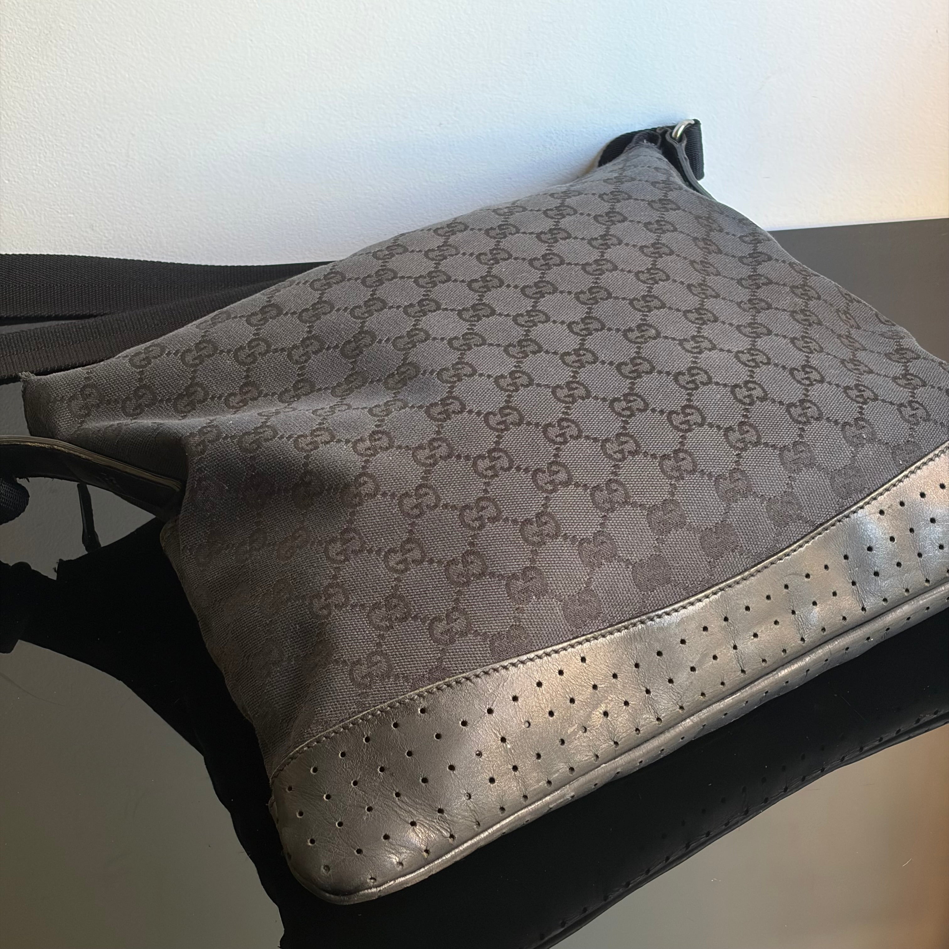 Gucci Monogram Messenger Bag