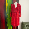 Emporio Armani F/W 2019 Red Sequin Dress