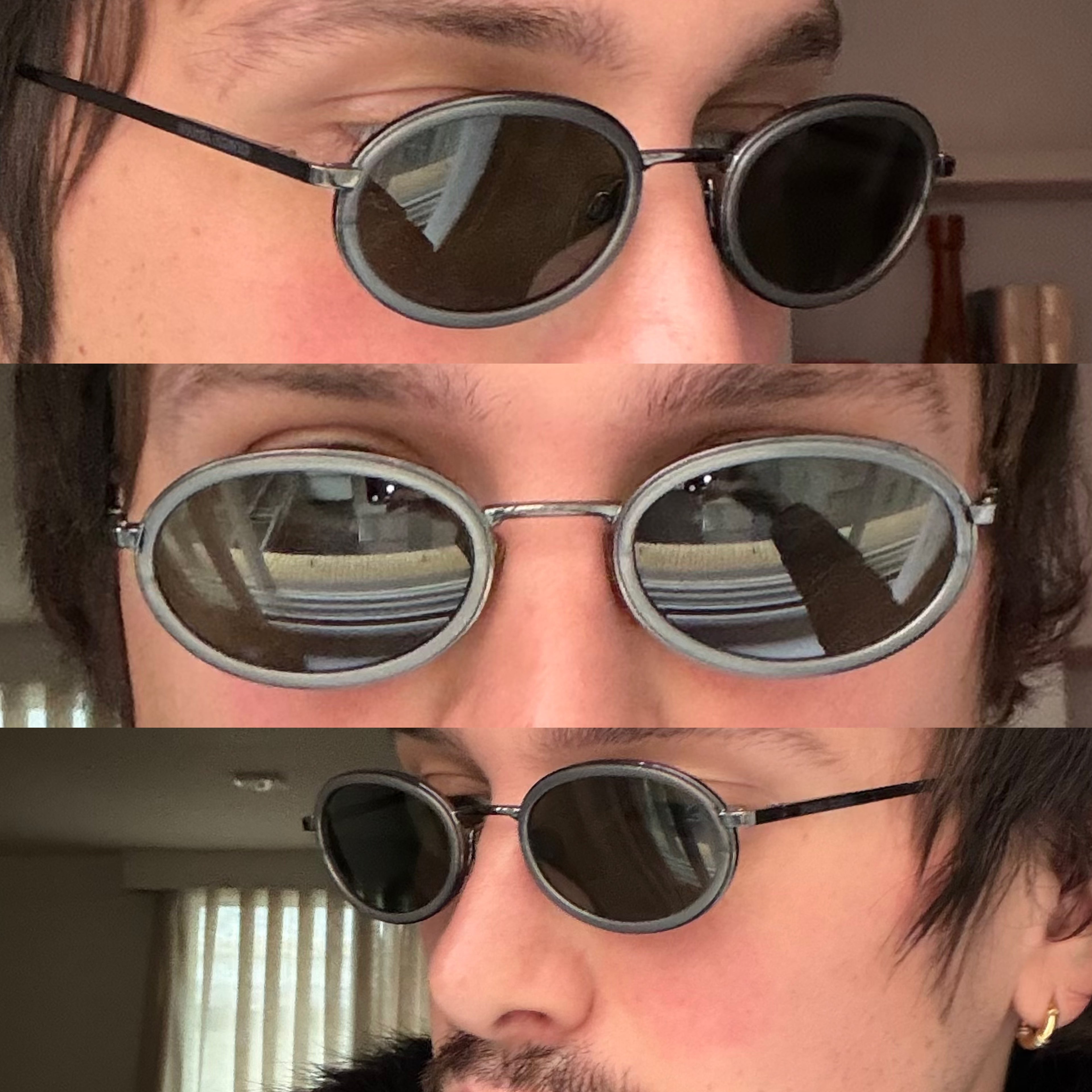 Giorgio Armani Silver Sunglasses