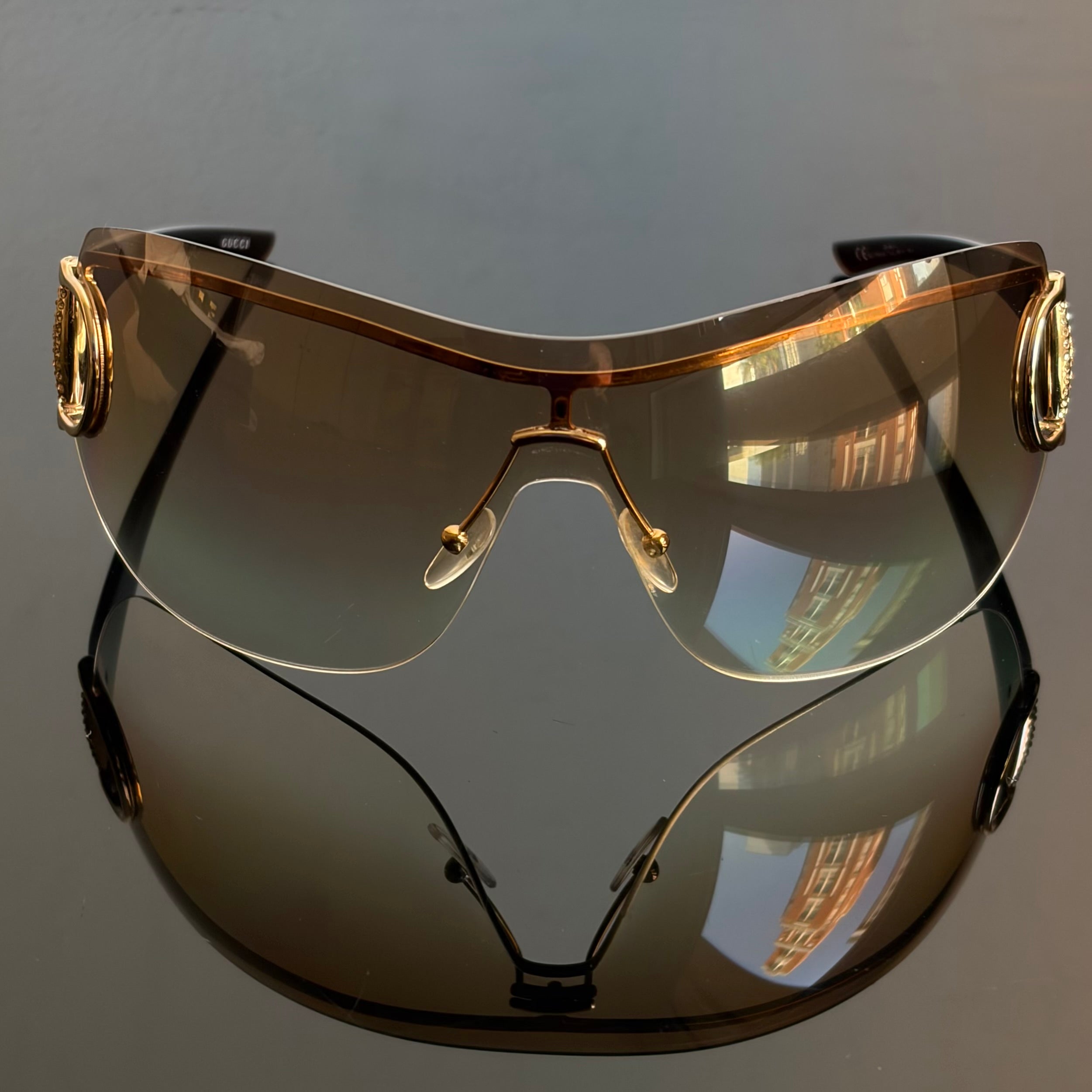 Gucci 2722 Horsebit Strass Sunglasses