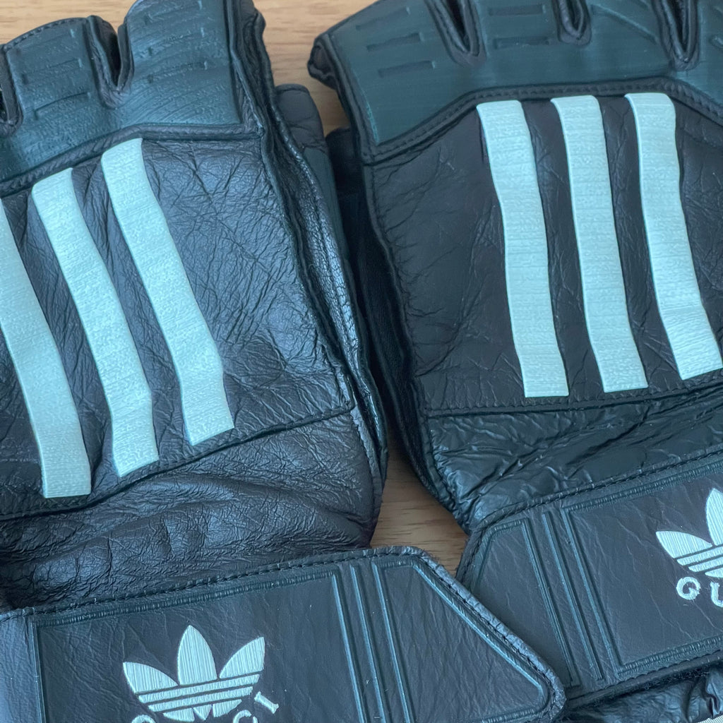 Gucci x Adidas Leather Gloves Bicolor