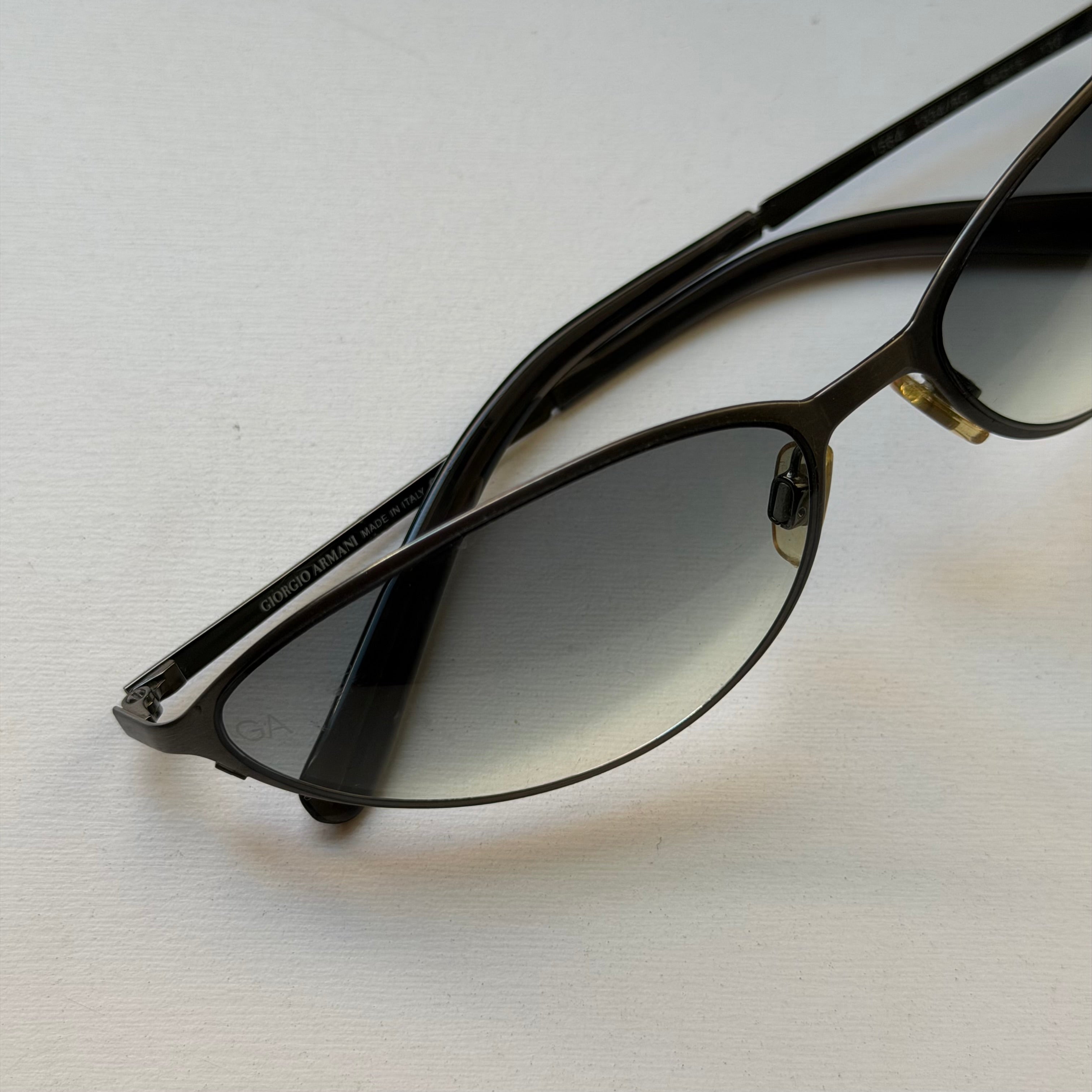 Giorgio Armani 90s Silver Sunglasses