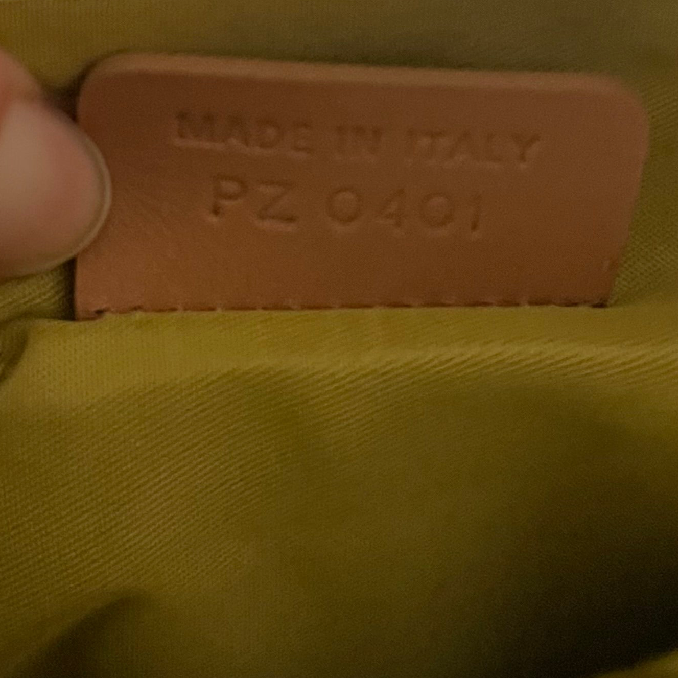 Christian Dior Green Denim Mini Saddle Bag