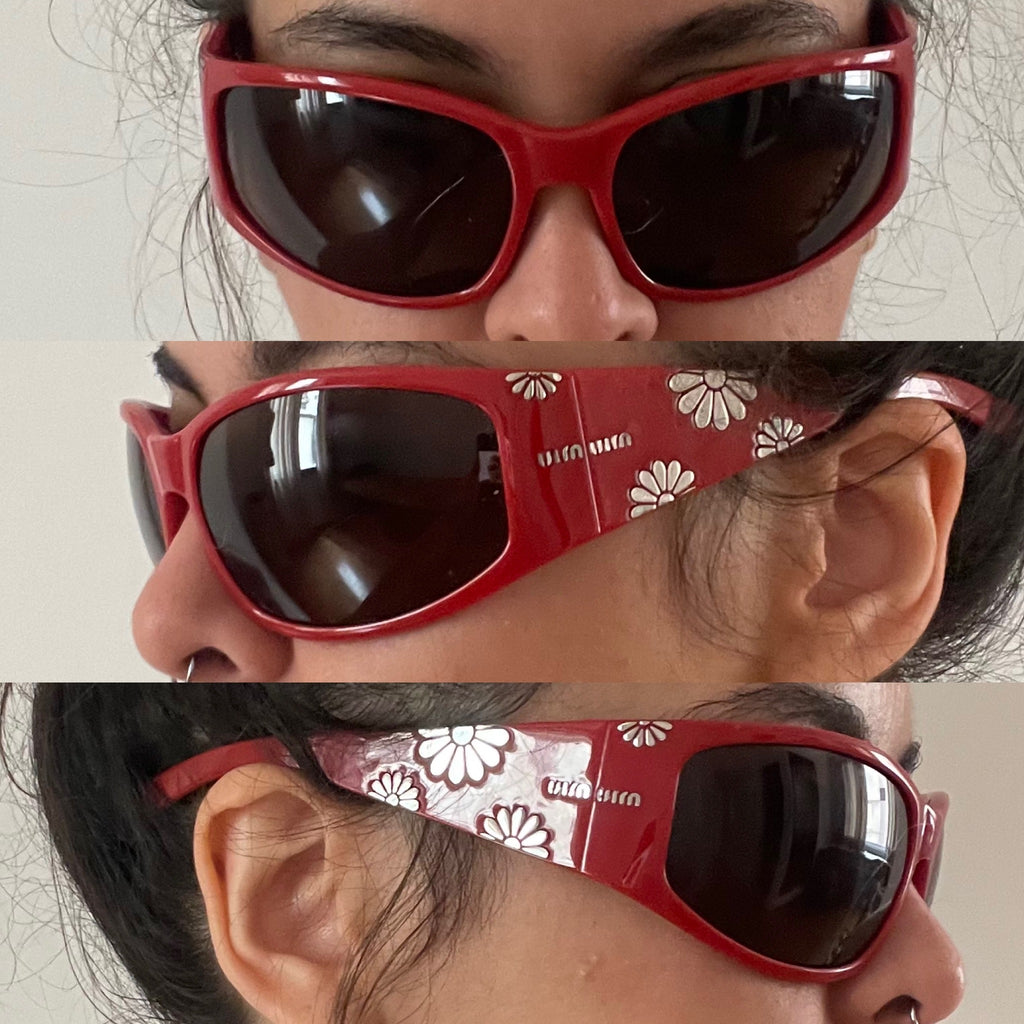 Miu Miu SMU15F Flowers Sunglasses