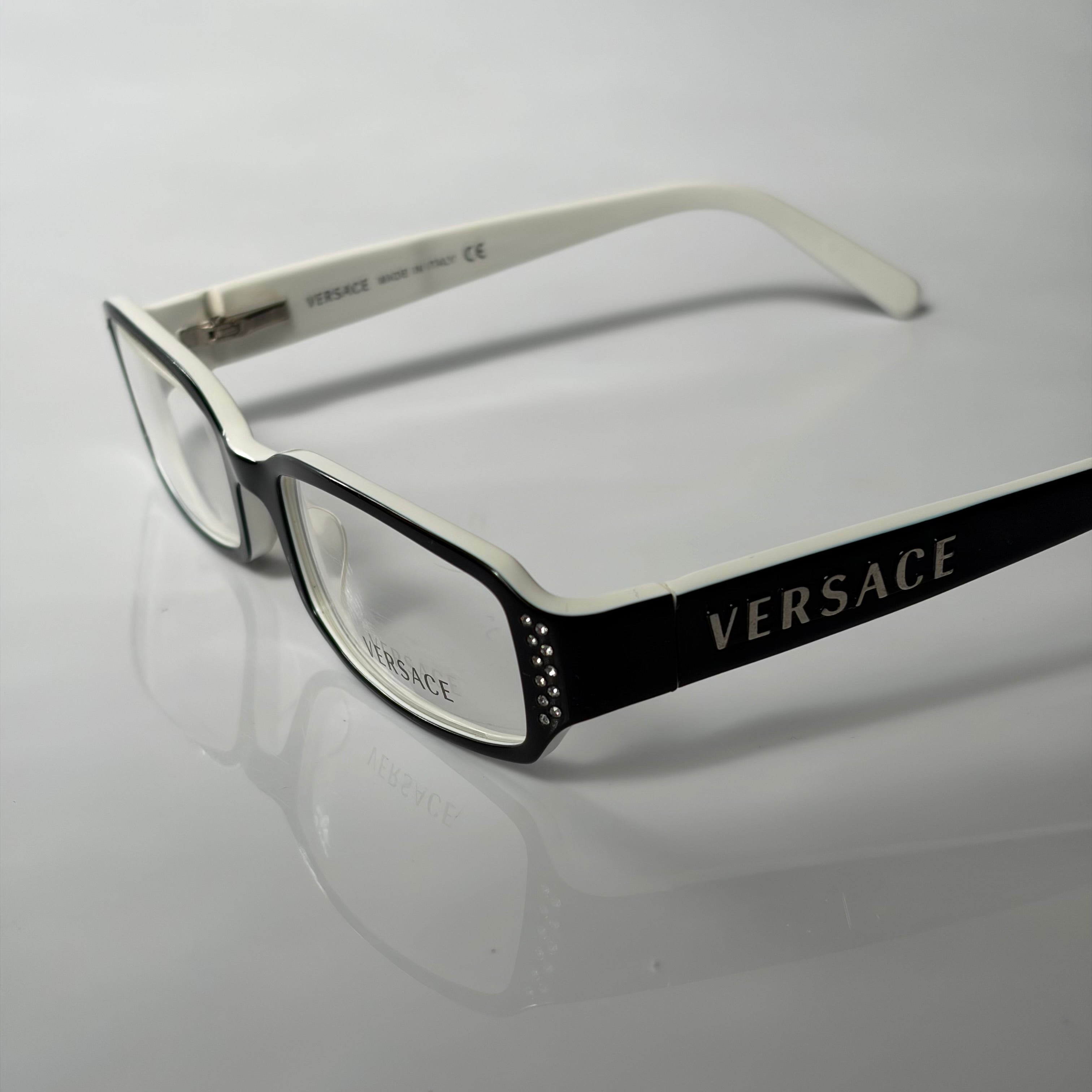 Versace Black Strass Glasses