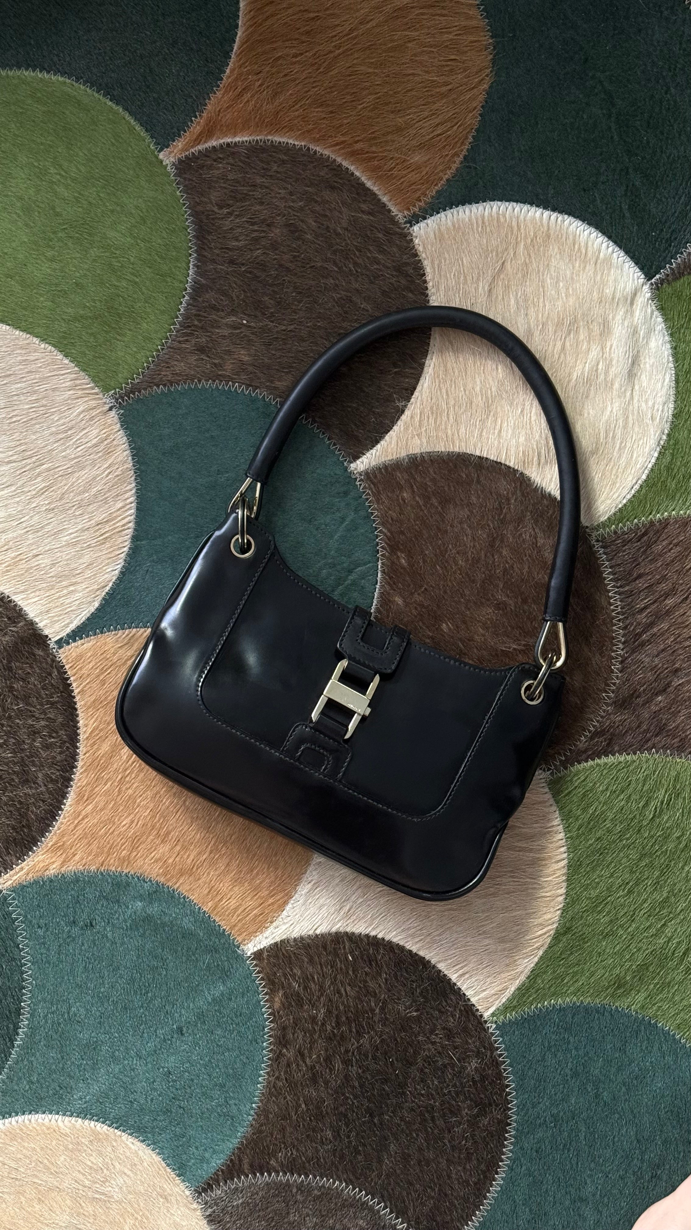 Gucci by Tom Ford Patent Leather Jackie Bag