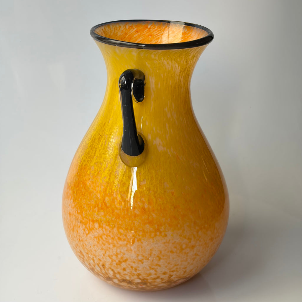Bohemian Tango glass vase