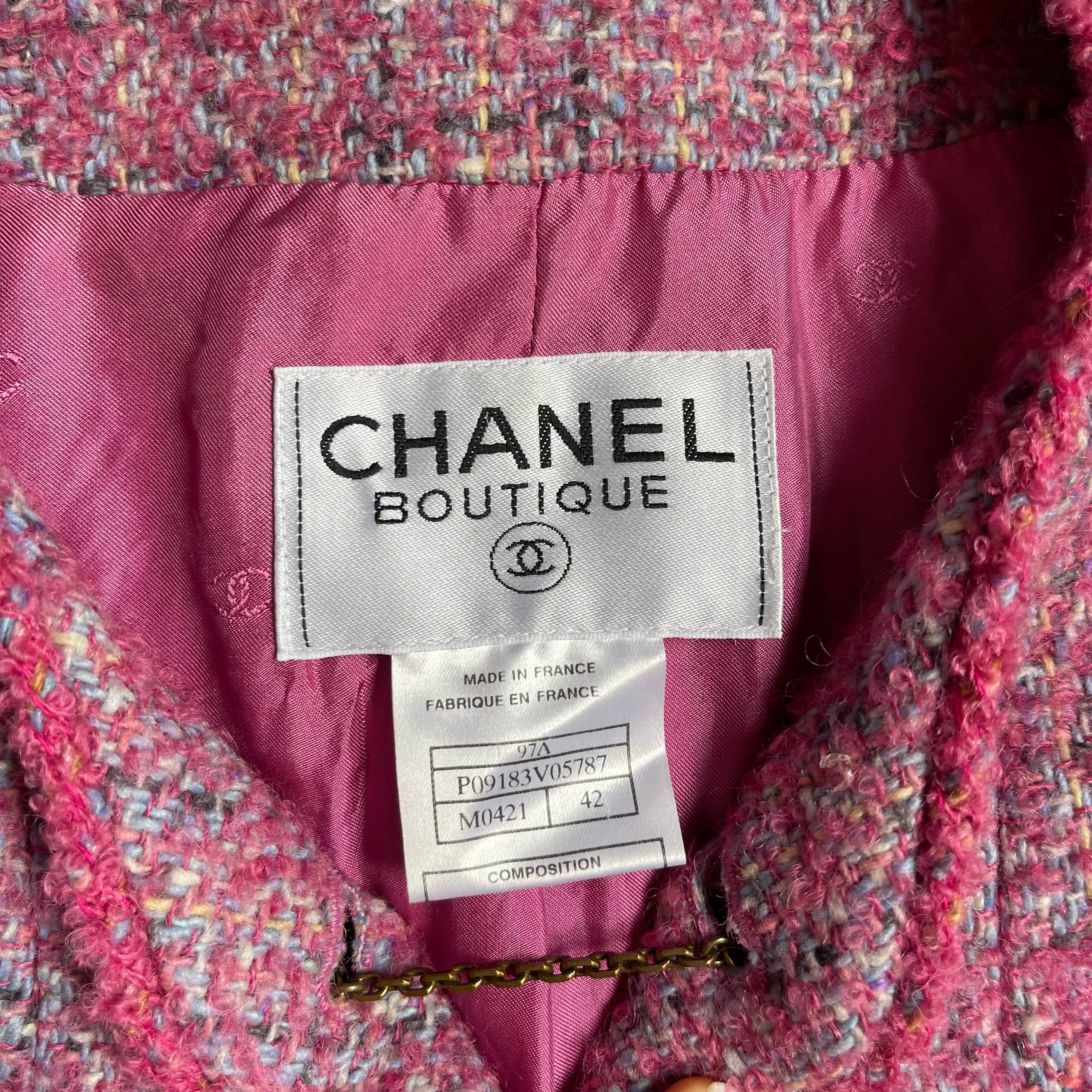 Chanel Pink Tweed 97A