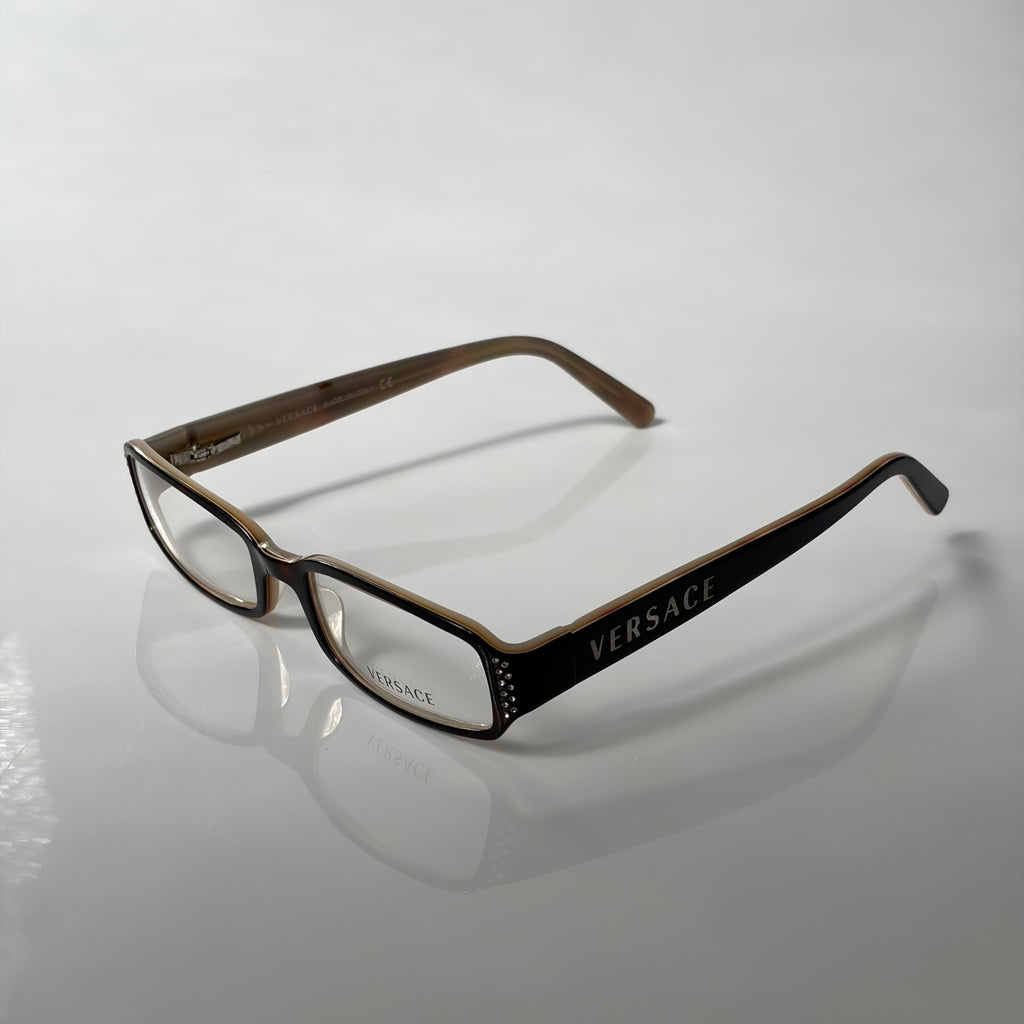 Versace Brown Strass Glasses