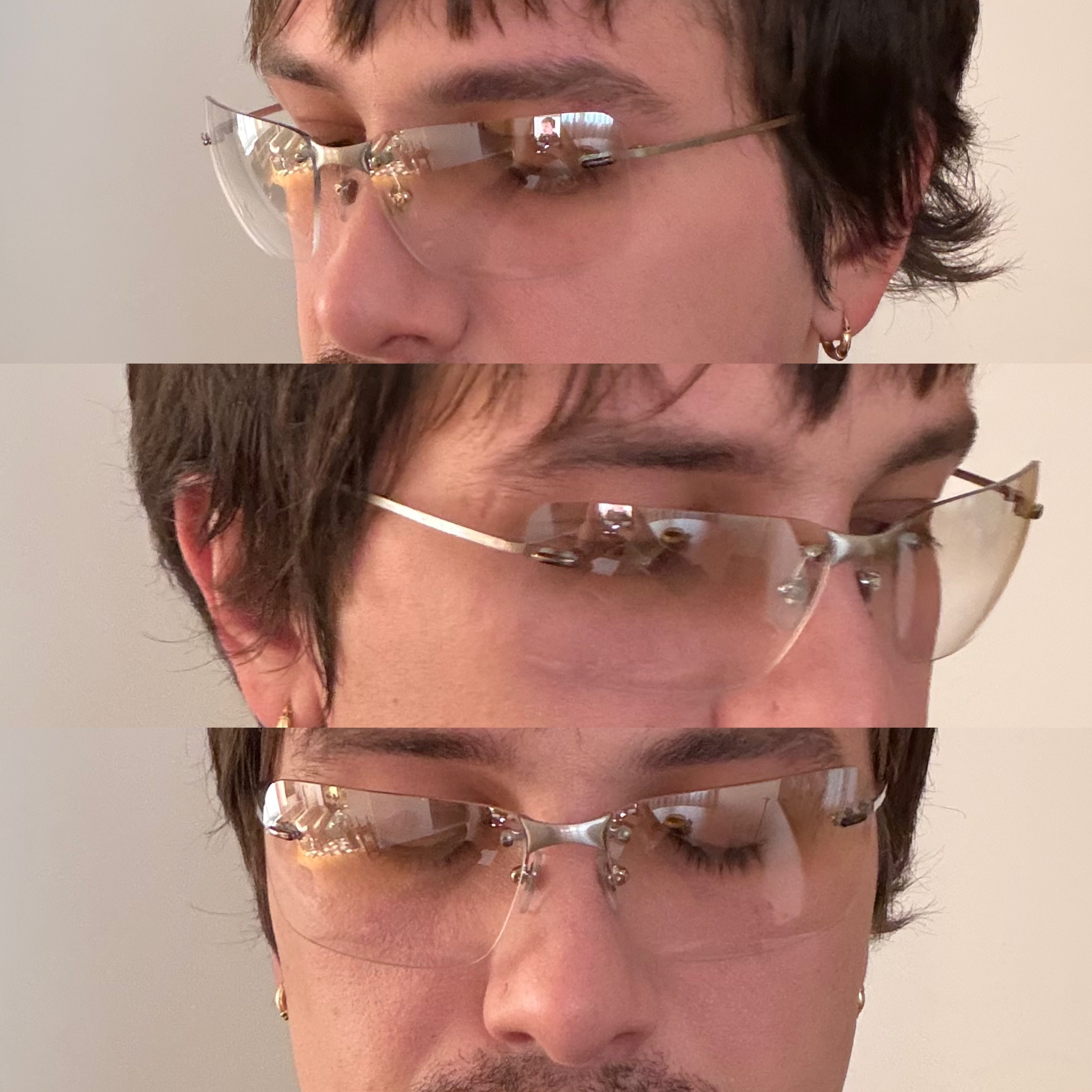 Giorgio Armani 2000s Clear Sunglasses