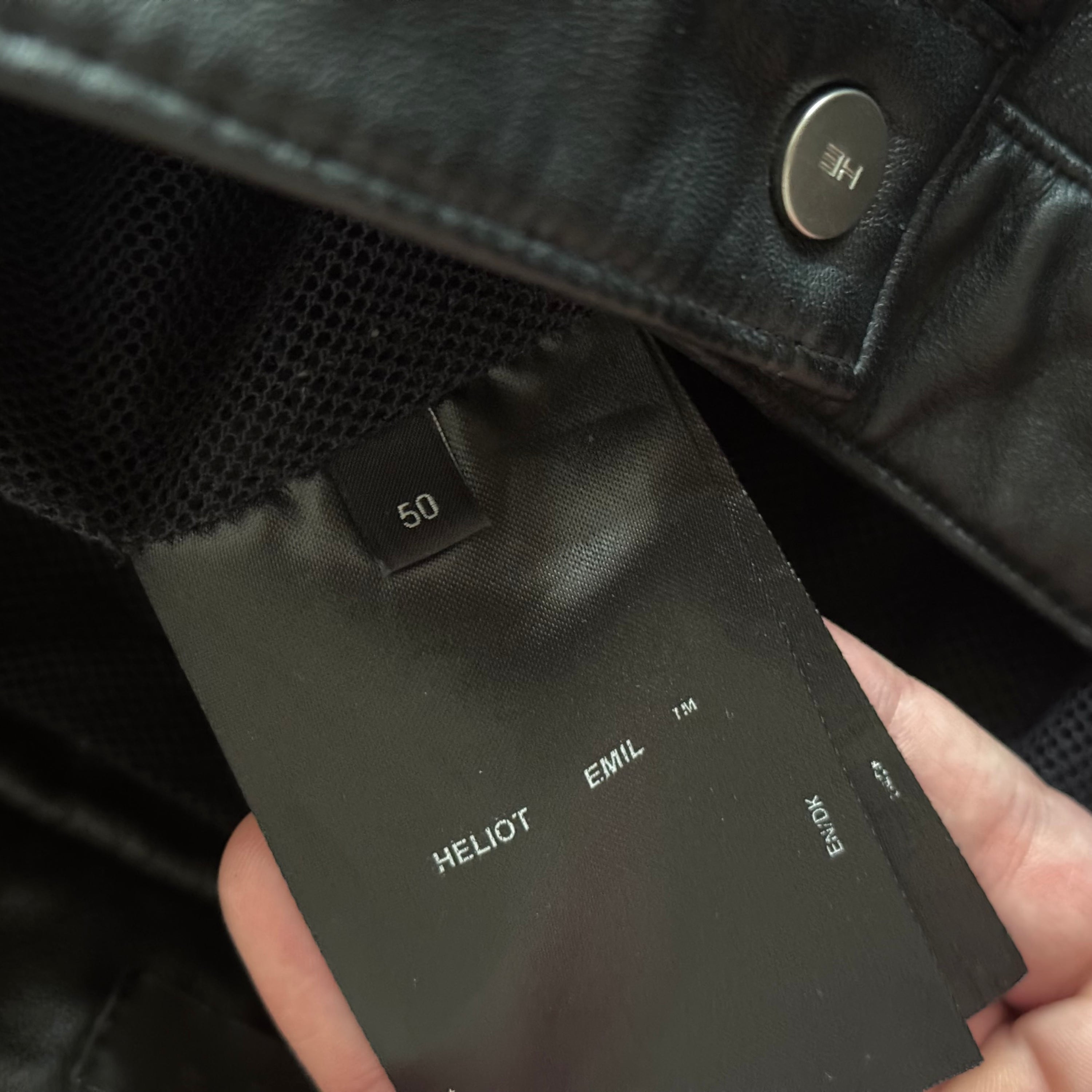 Heliot Emil Leather Pants