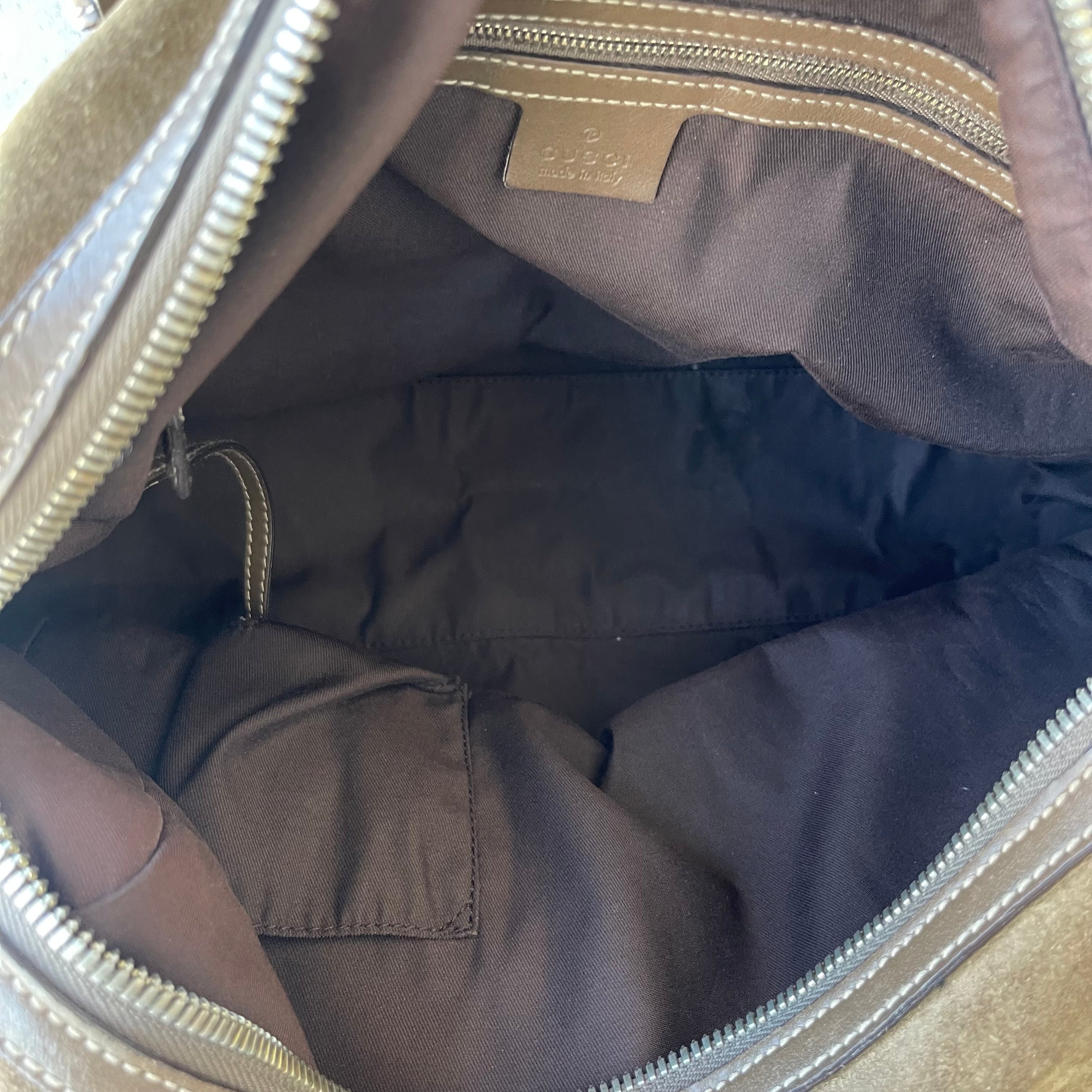 Gucci 85th Anniversary Suede Horsebit Bag