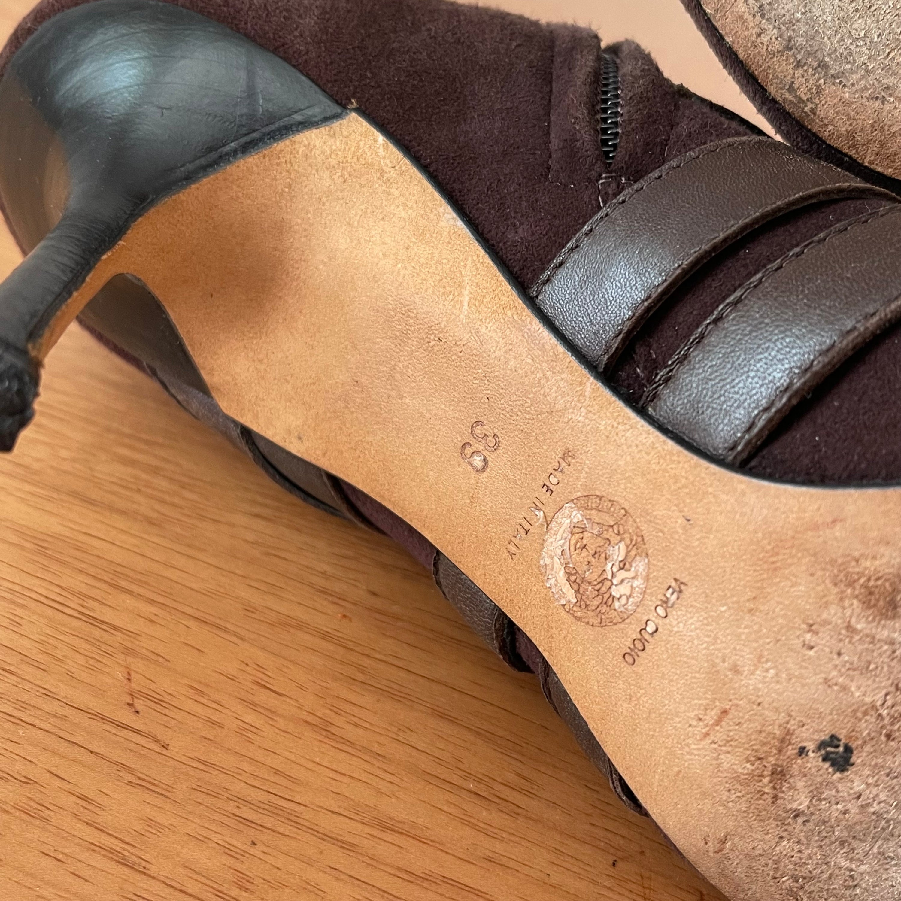 Versace Suede Ankle Boots