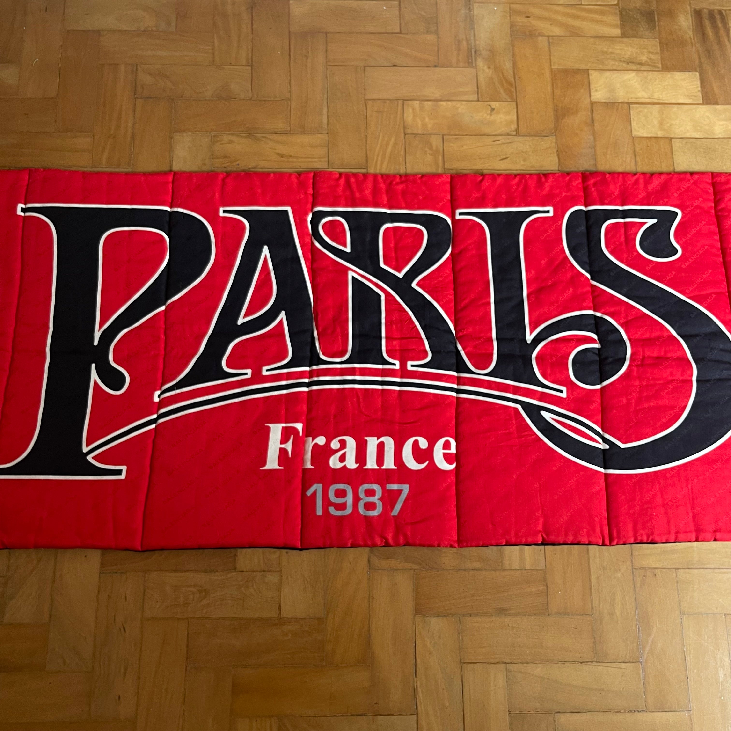 Balenciaga 2017 Blanket Runway Scarf Paris