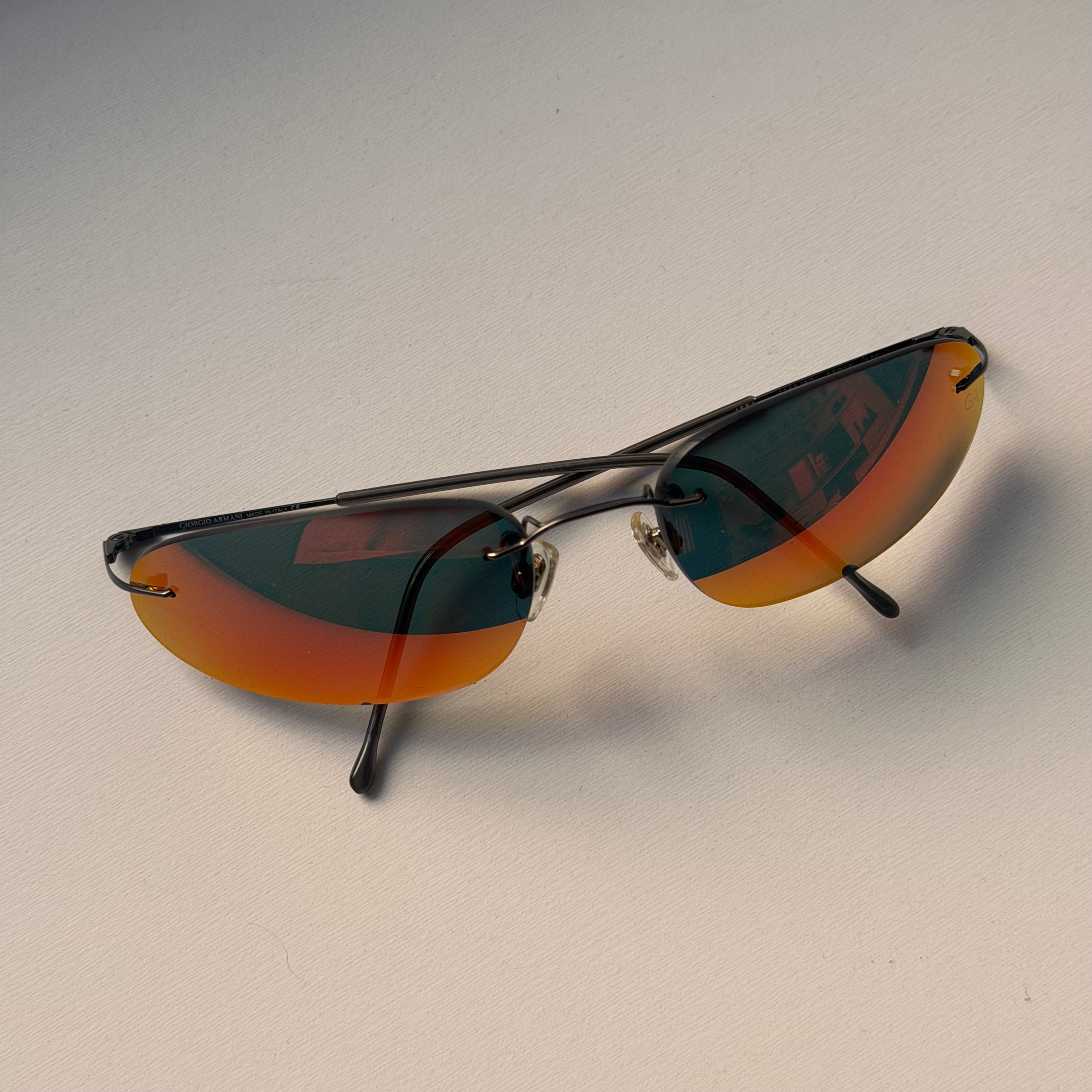 Giorgio Armani Red Sunglasses