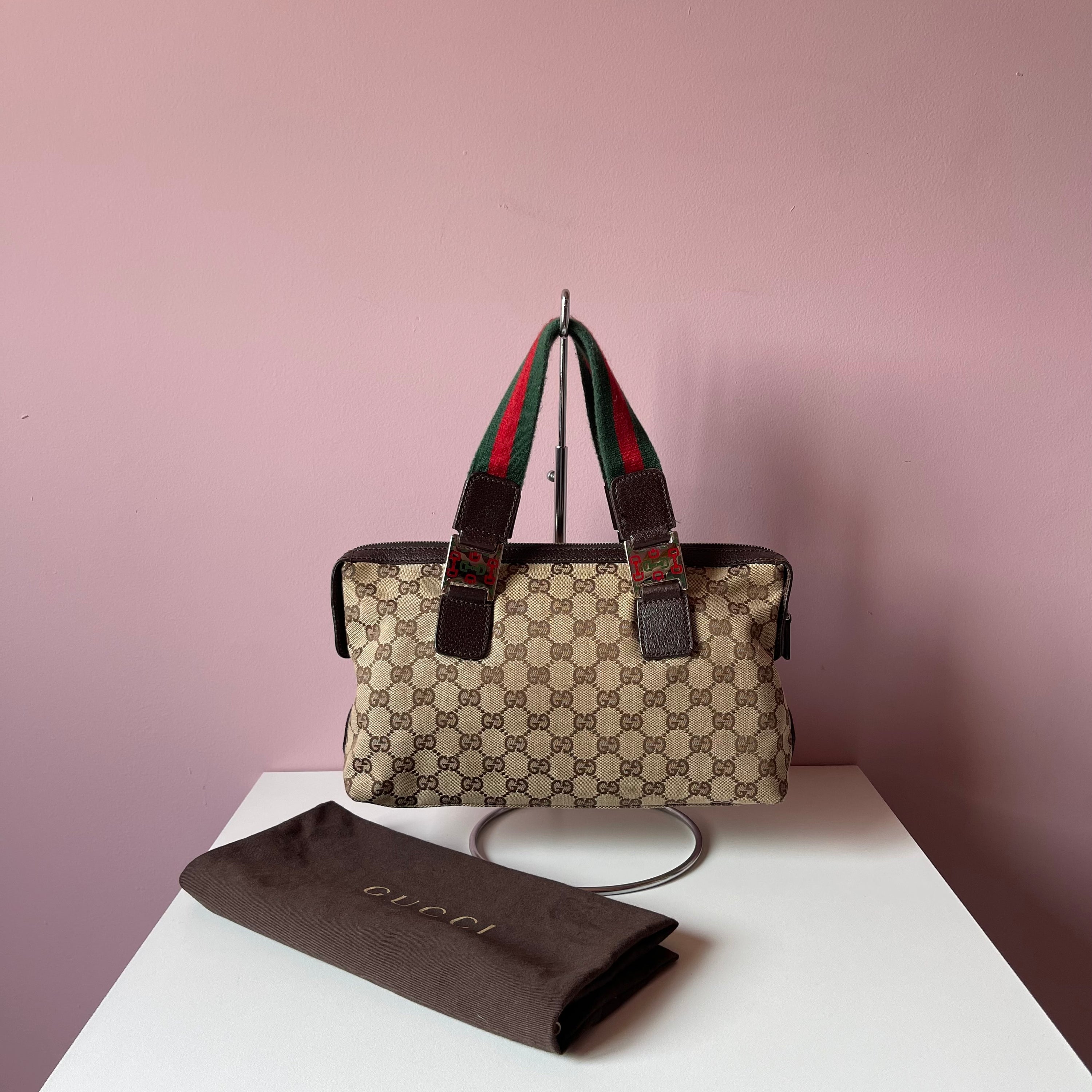 Gucci Sherry Canvas Tote Bag