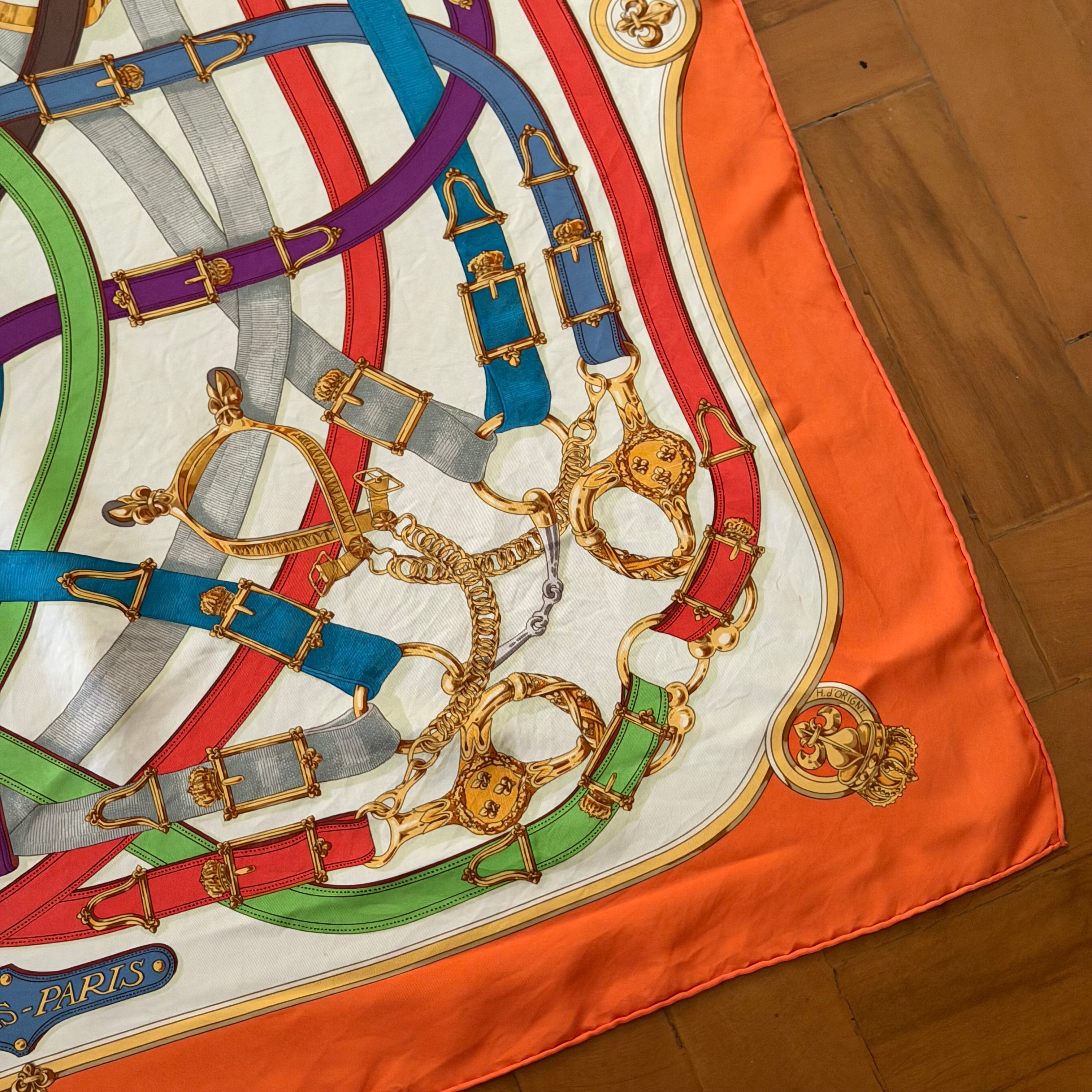 Hermès Cavalcadour Silk Scarf