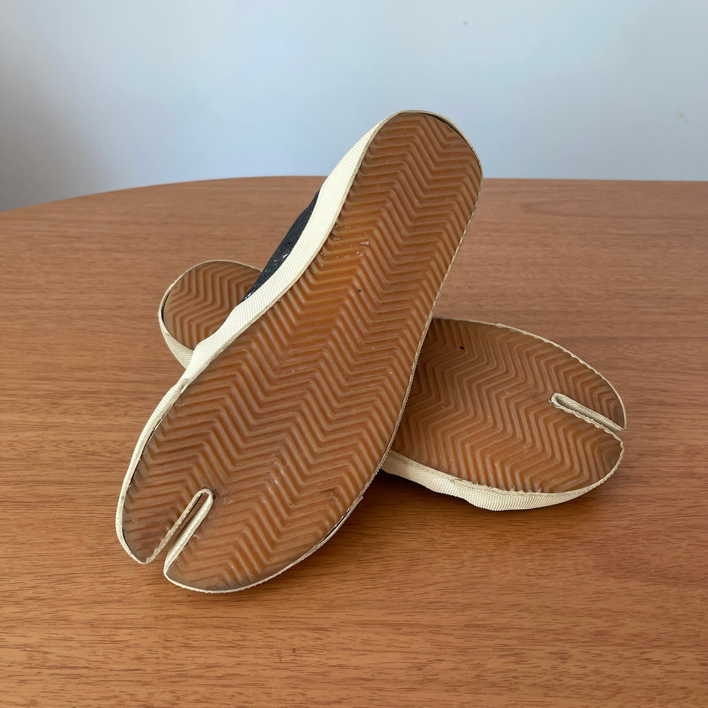 Maison Margiela Painted Leather Tabi Sneakers