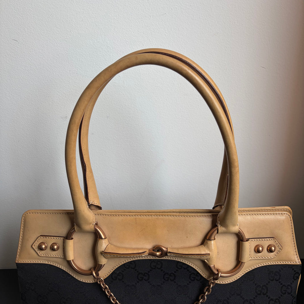 Gucci by Tom Ford GG Canvas Horsebit Chain Bag