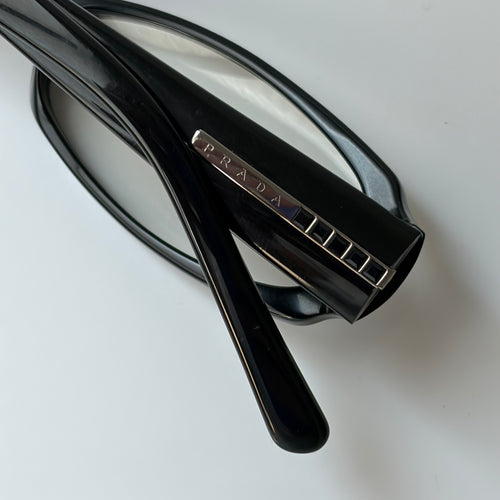 90s Prada VPR 04G Black Glasses