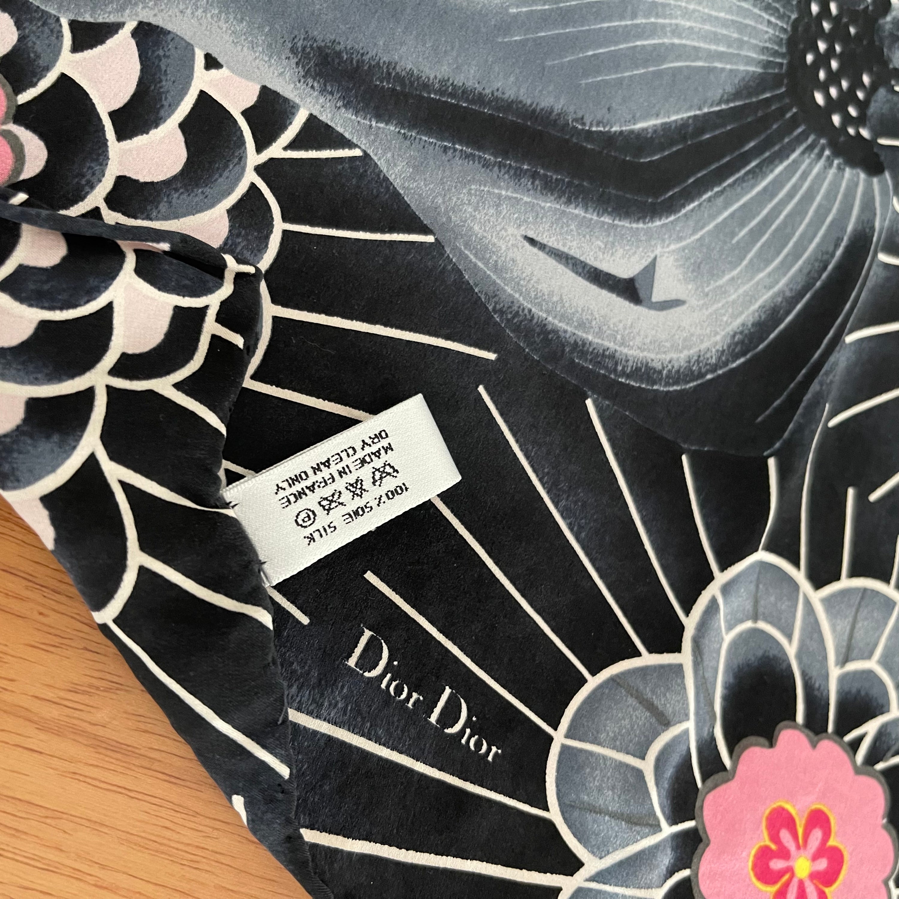 Christian Dior Koi Silk Scarf