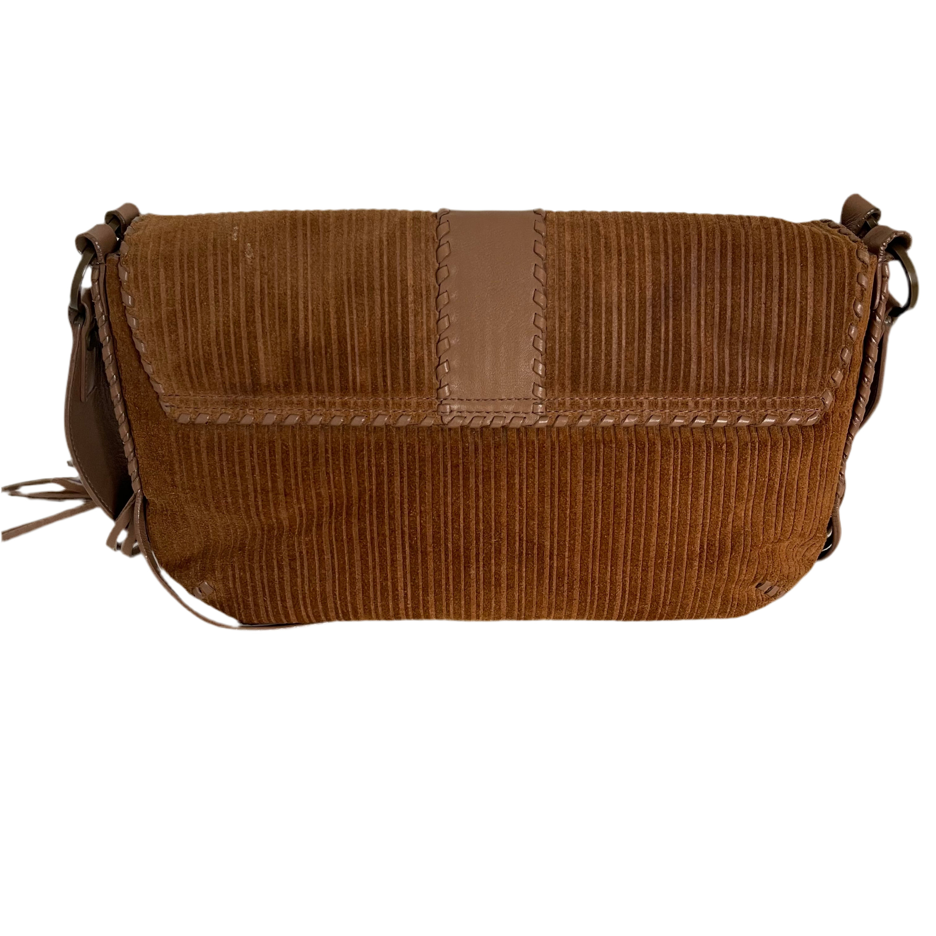 Givenchy Fringe Suede Crossbody Bag