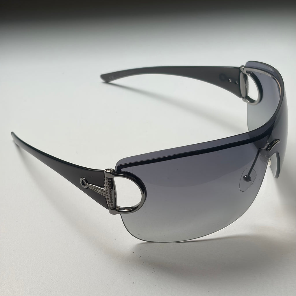 Gucci Horsebit Strass Sunglasses