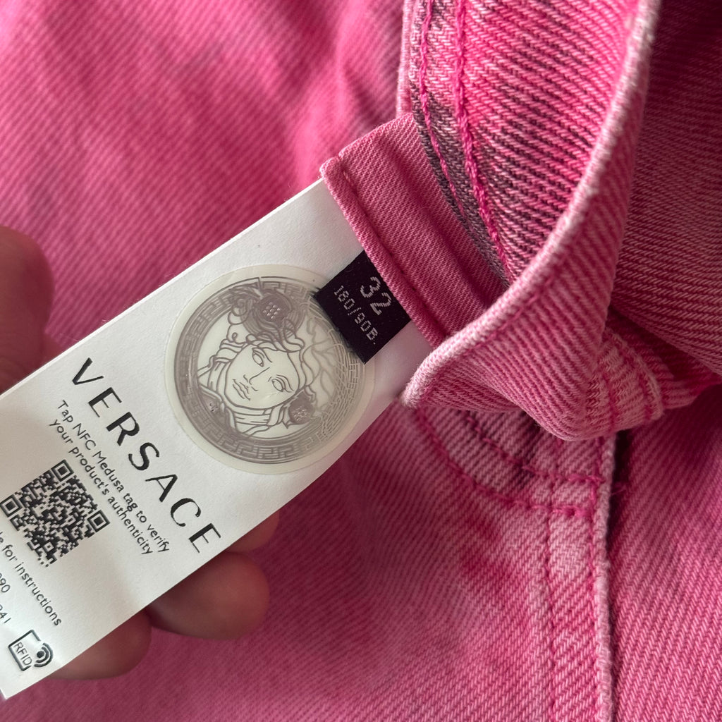 Versace S/S 2023 Cut Out Pink Pants