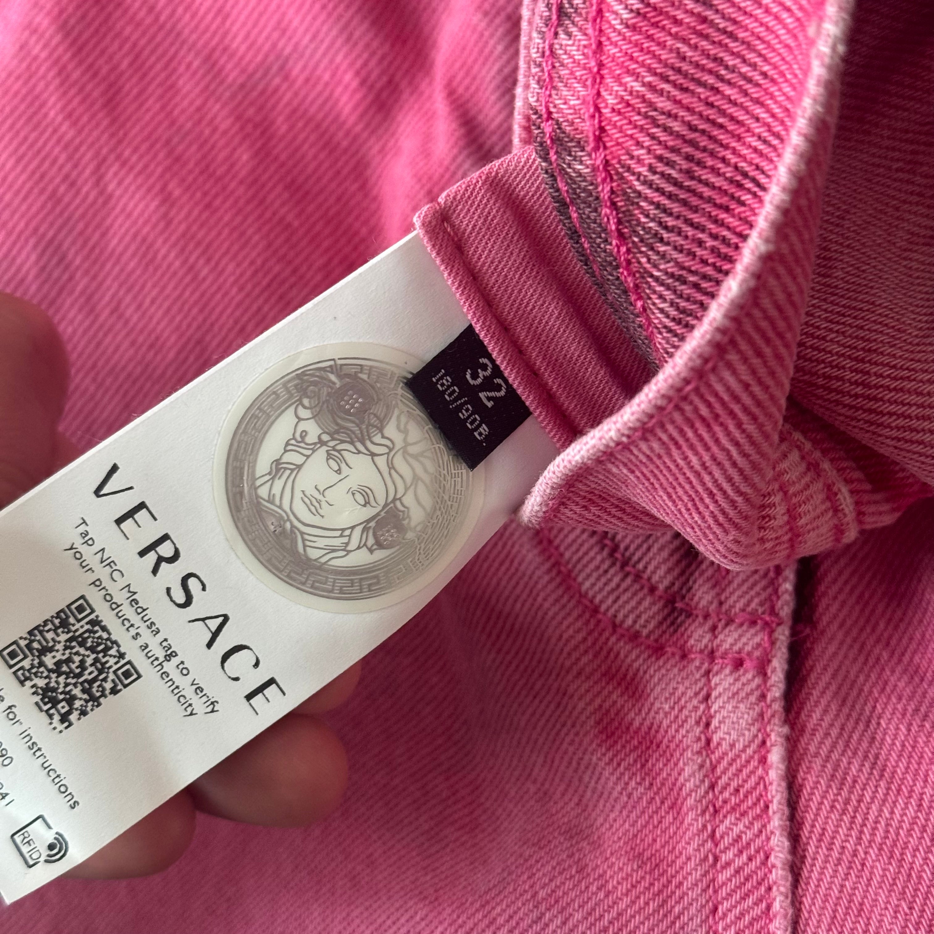 Versace S/S 2023 Cut Out Pink Pants