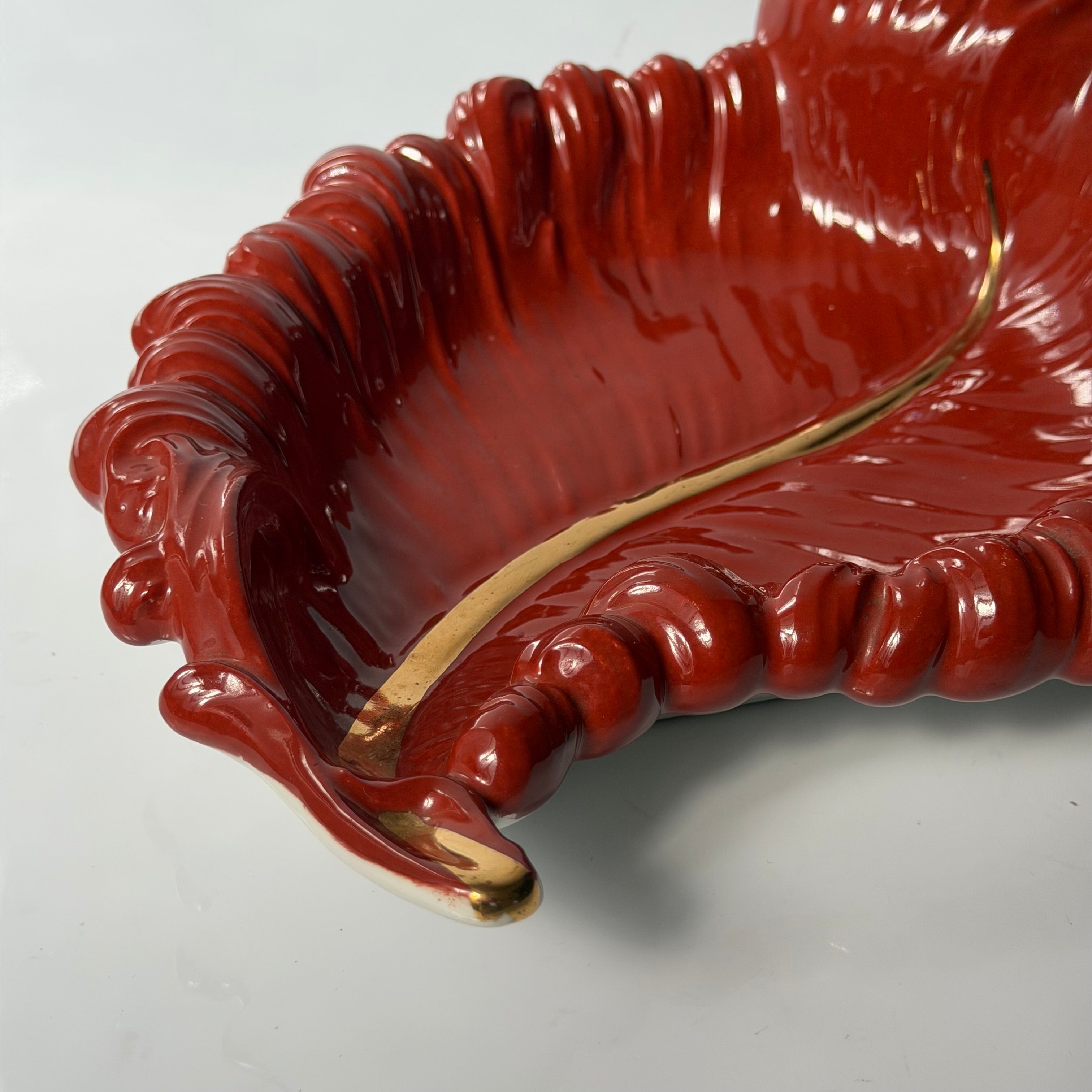 Porcelaine de Paris Leaf Bowl