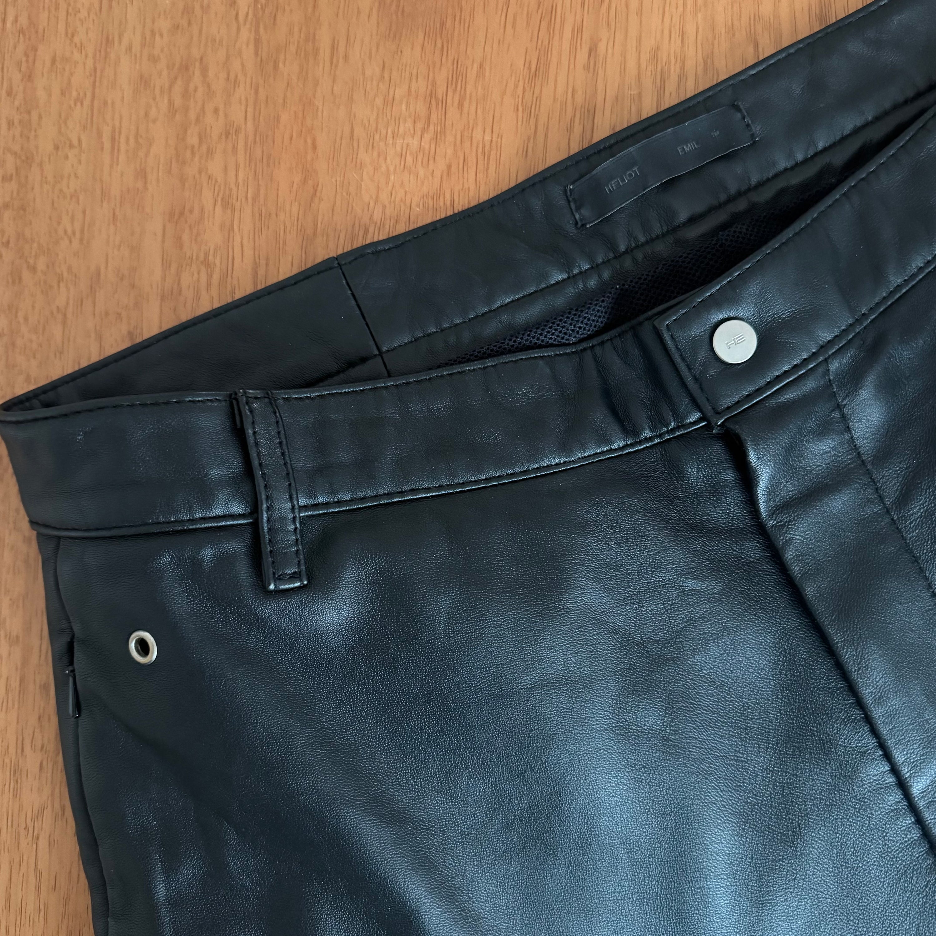 Heliot Emil Leather Pants