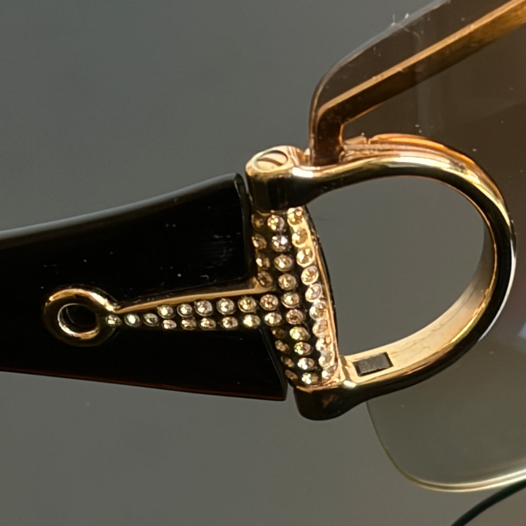 Gucci 2722 Horsebit Strass Sunglasses