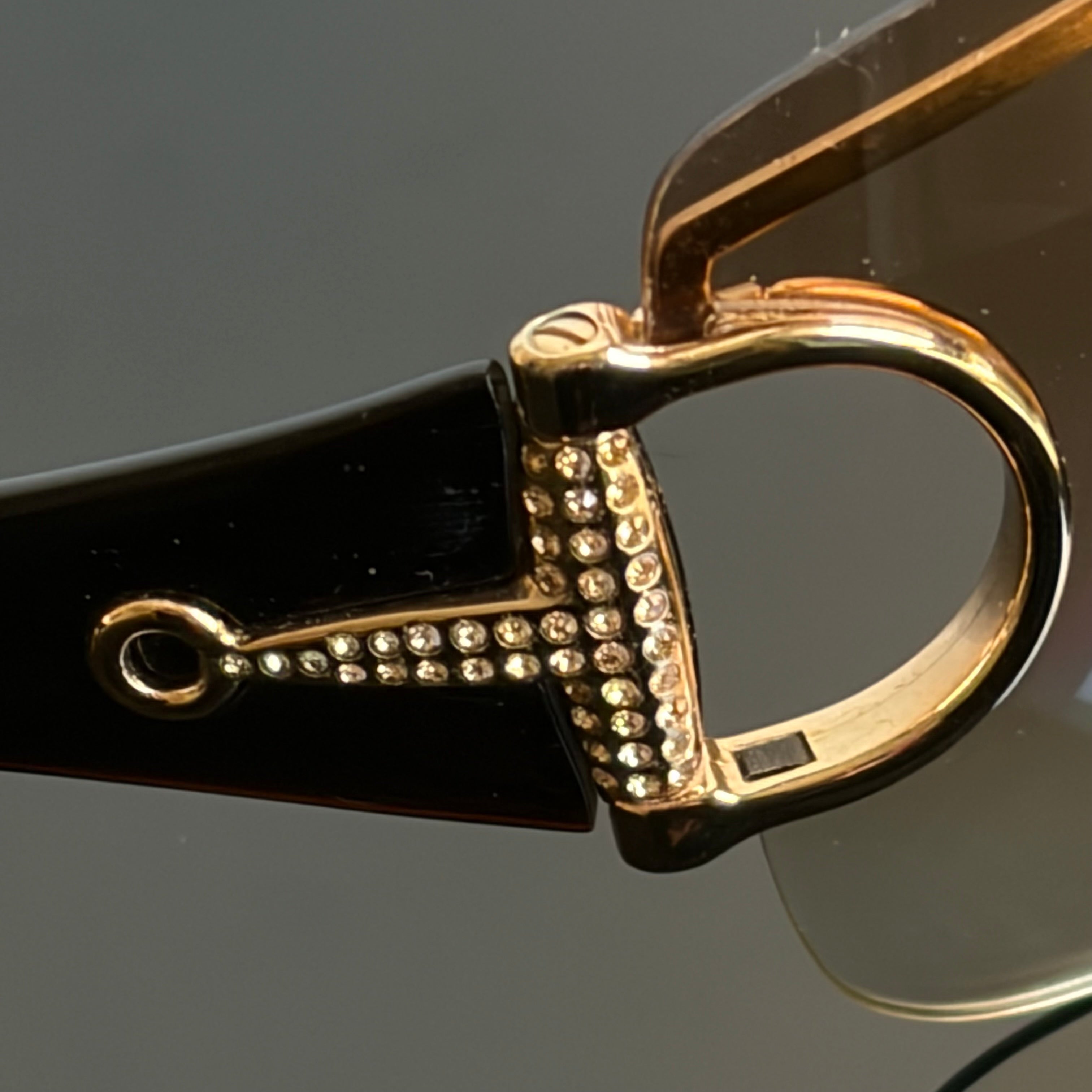 Gucci 2722 Horsebit Strass Sunglasses