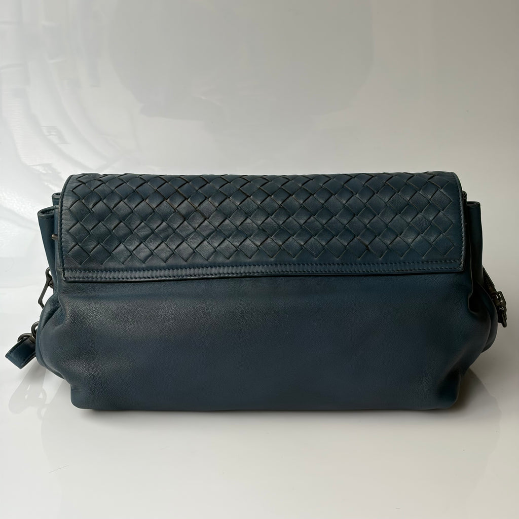 Bottega Veneta Intrecciato Flap Bag