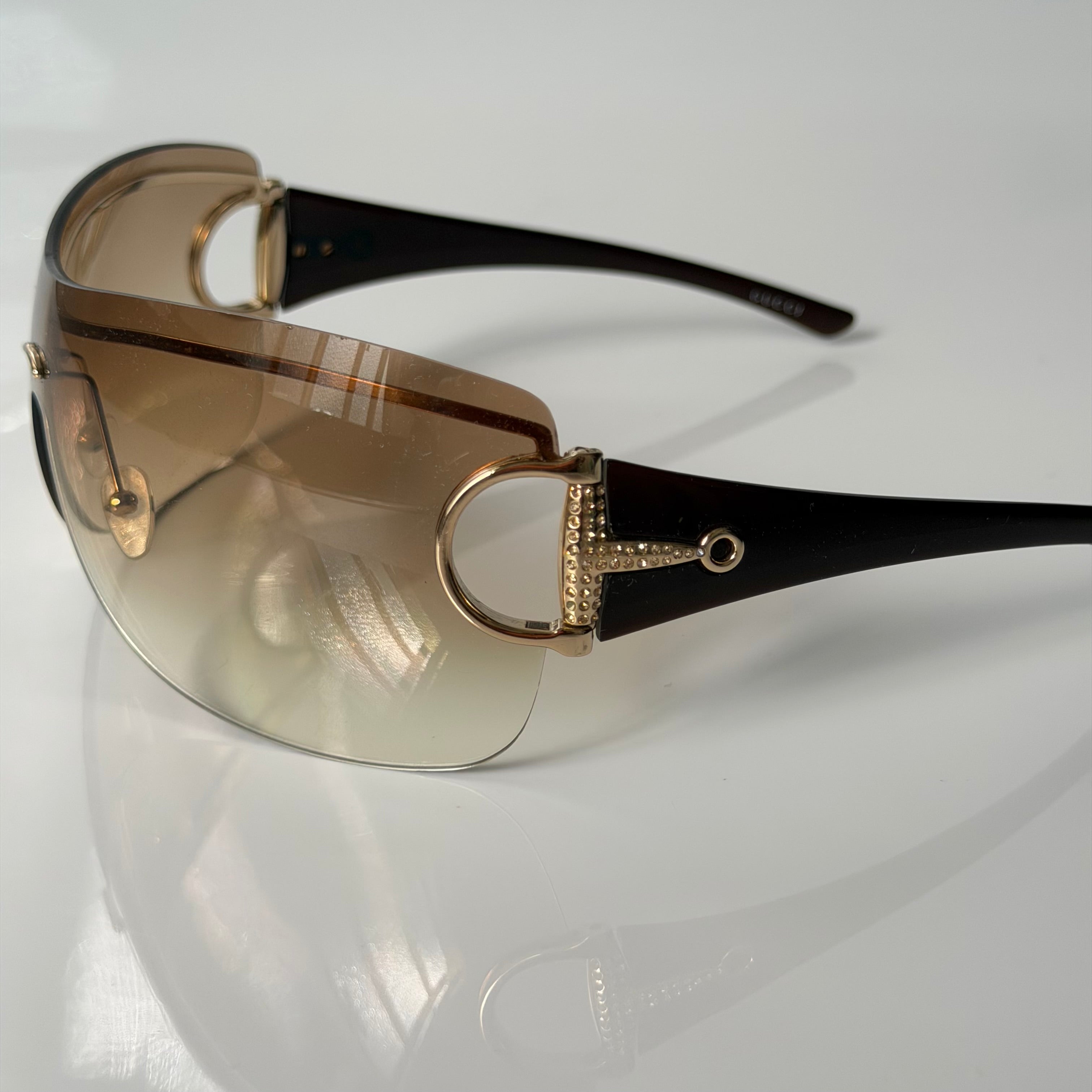 Gucci 2722 Horsebit Strass Sunglasses