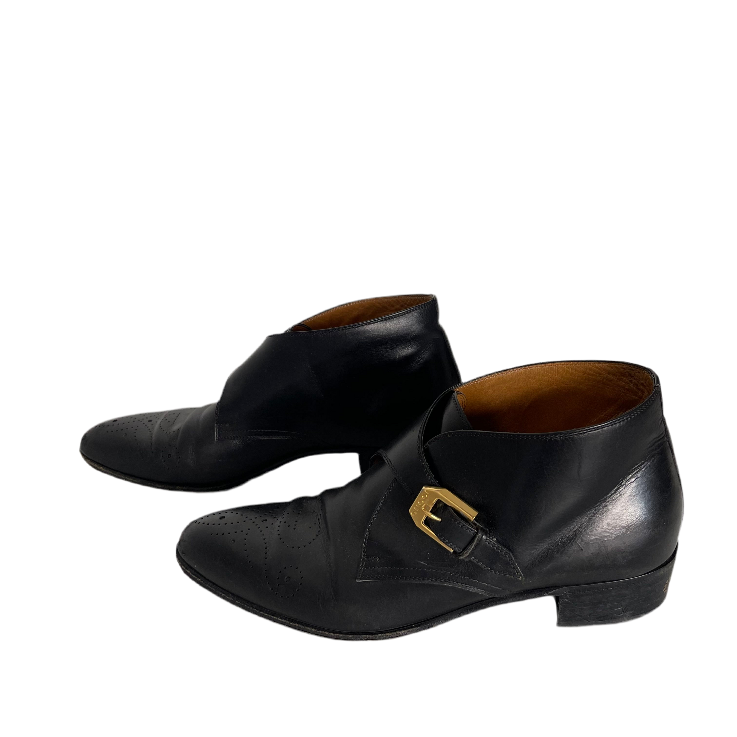 Gucci Leather Ankle Boots