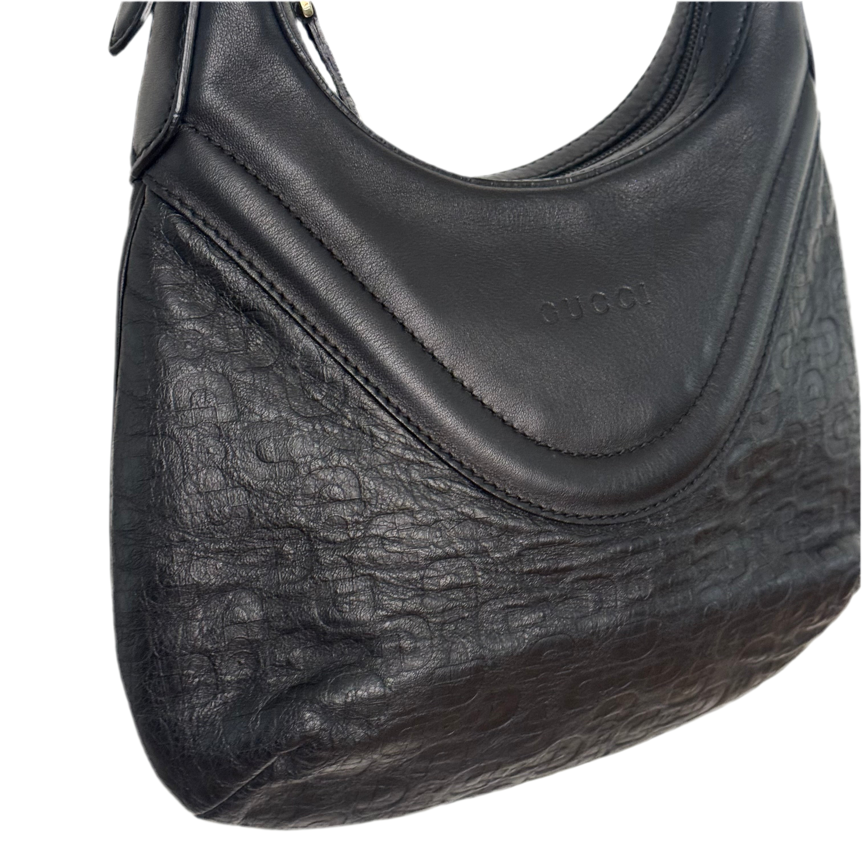 Gucci by Tom Ford Embossed Horsebit Bag