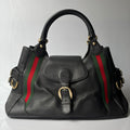 Gucci Heritage Stripe Leather Bag