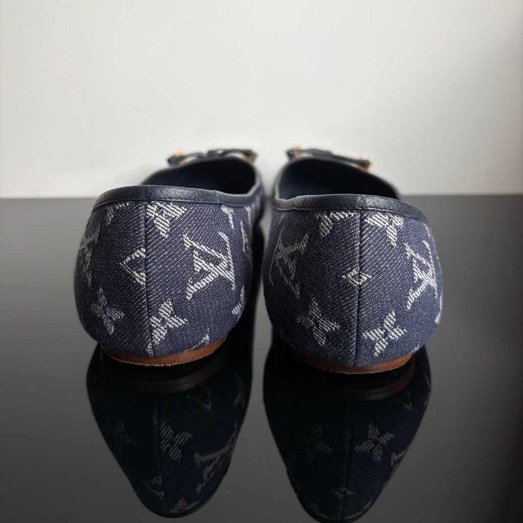 Louis Vuitton Denim Monogram Flats
