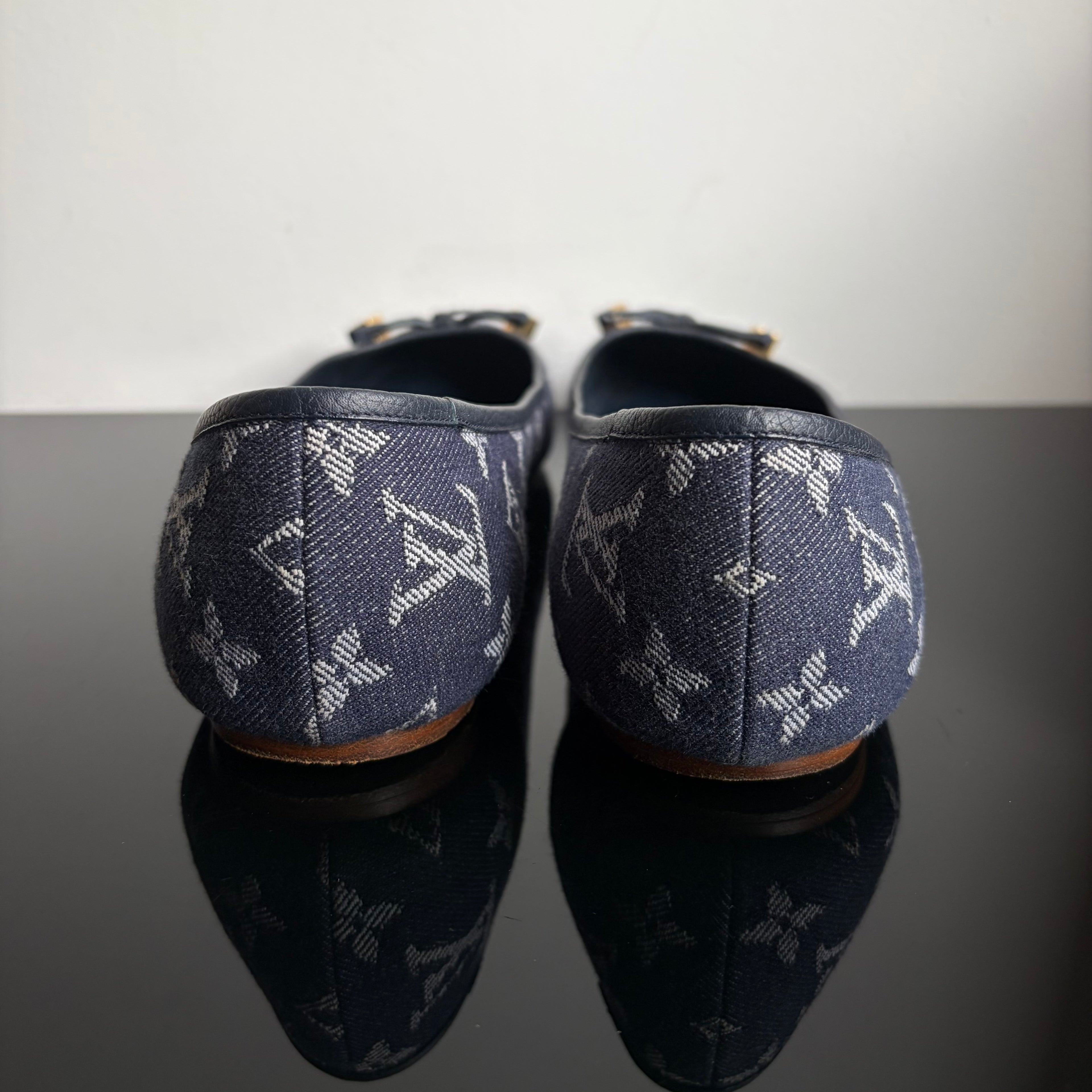 Louis Vuitton Denim Monogram Flats