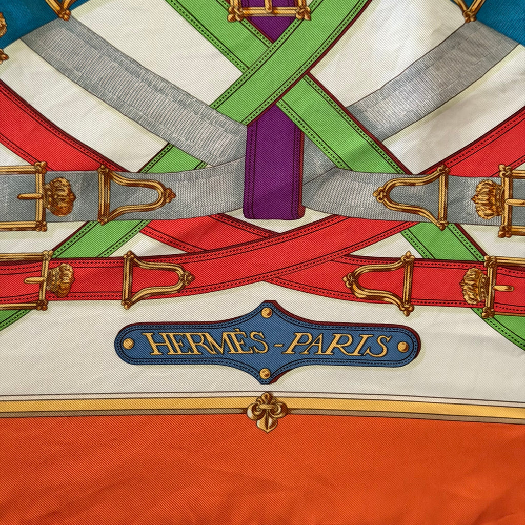 Hermès Cavalcadour Silk Scarf