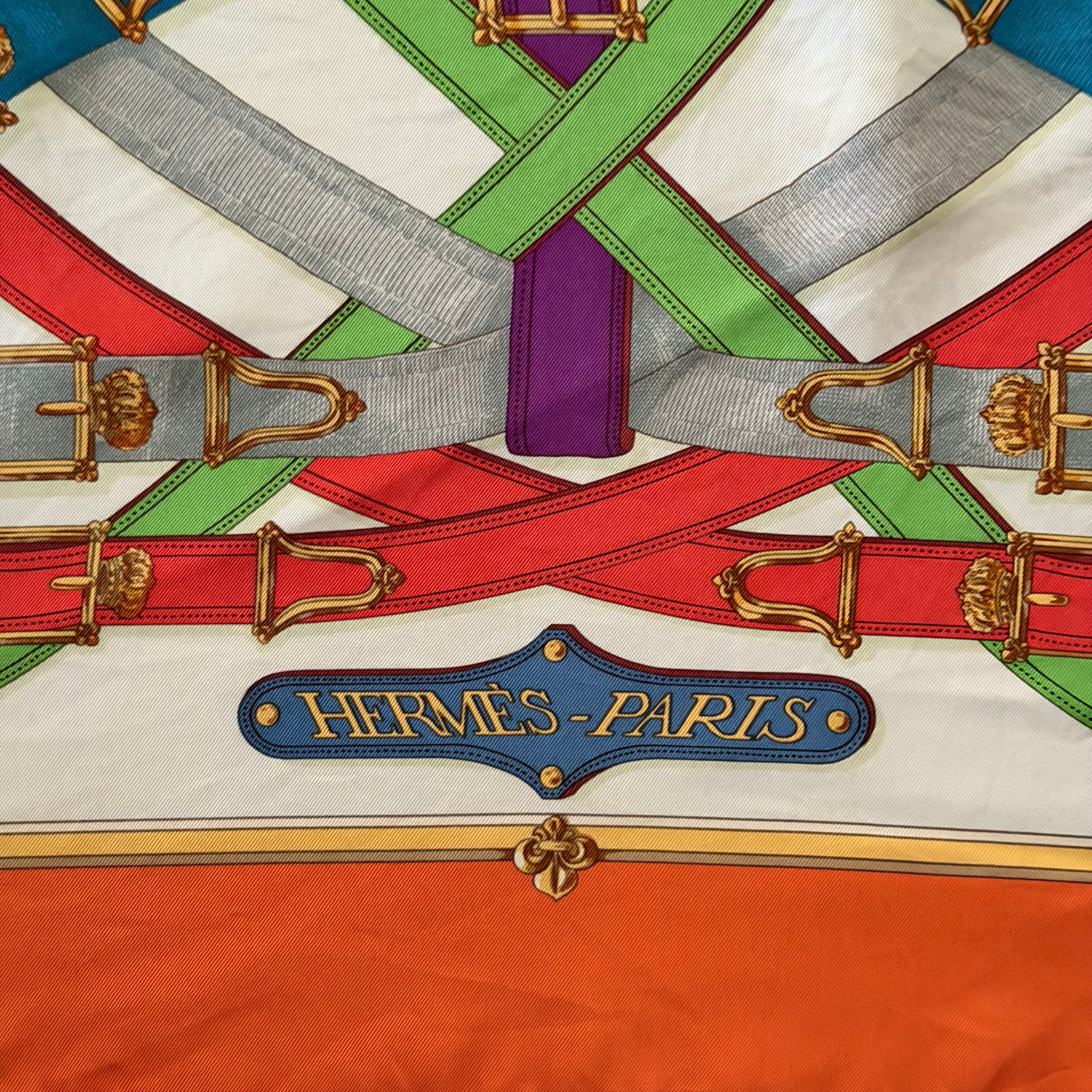 Hermès Cavalcadour Silk Scarf
