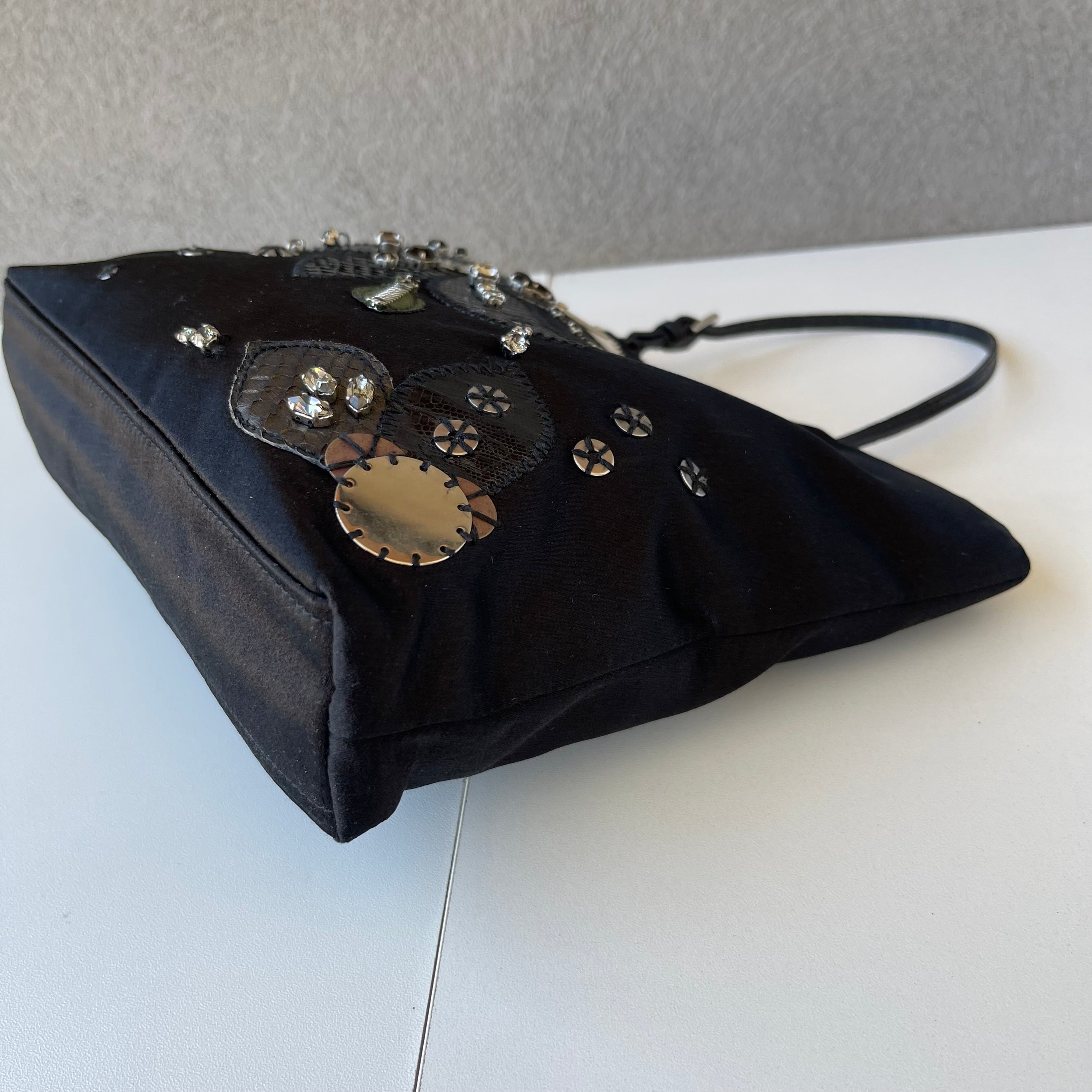 Prada Mini Satin Tote Bag