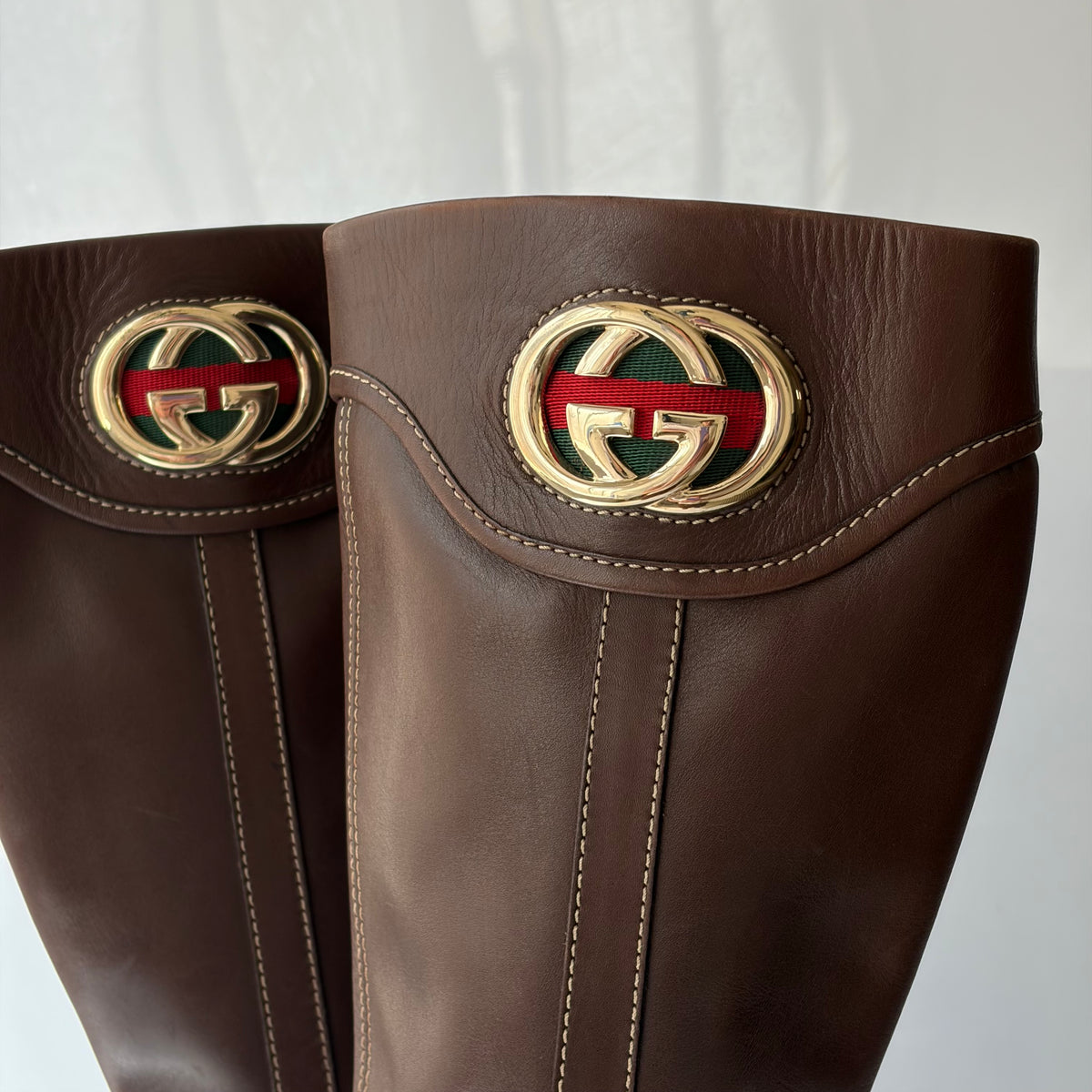 Gucci 2006 Britt Leather Boots