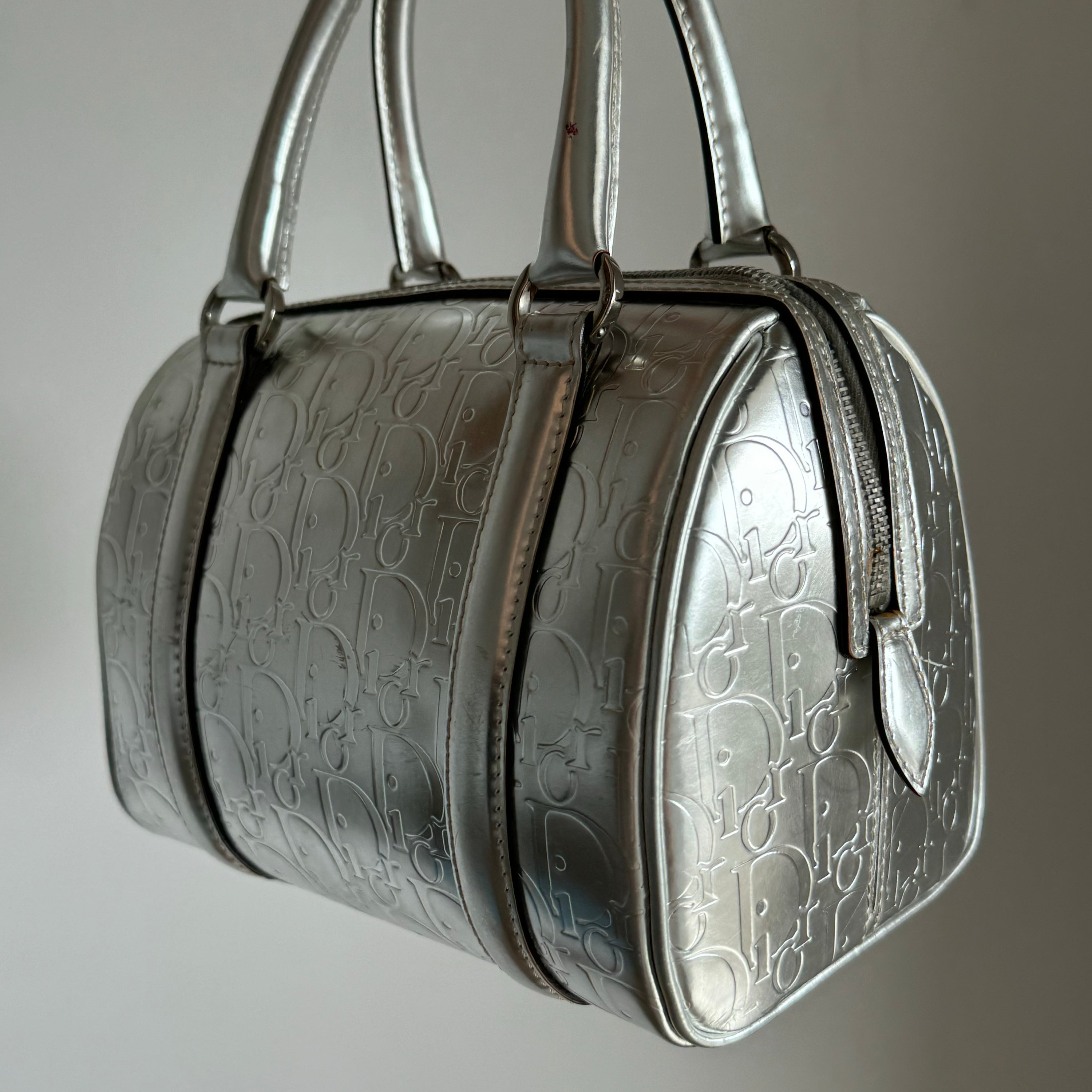 Dior 2008 Metallic Boston Bag