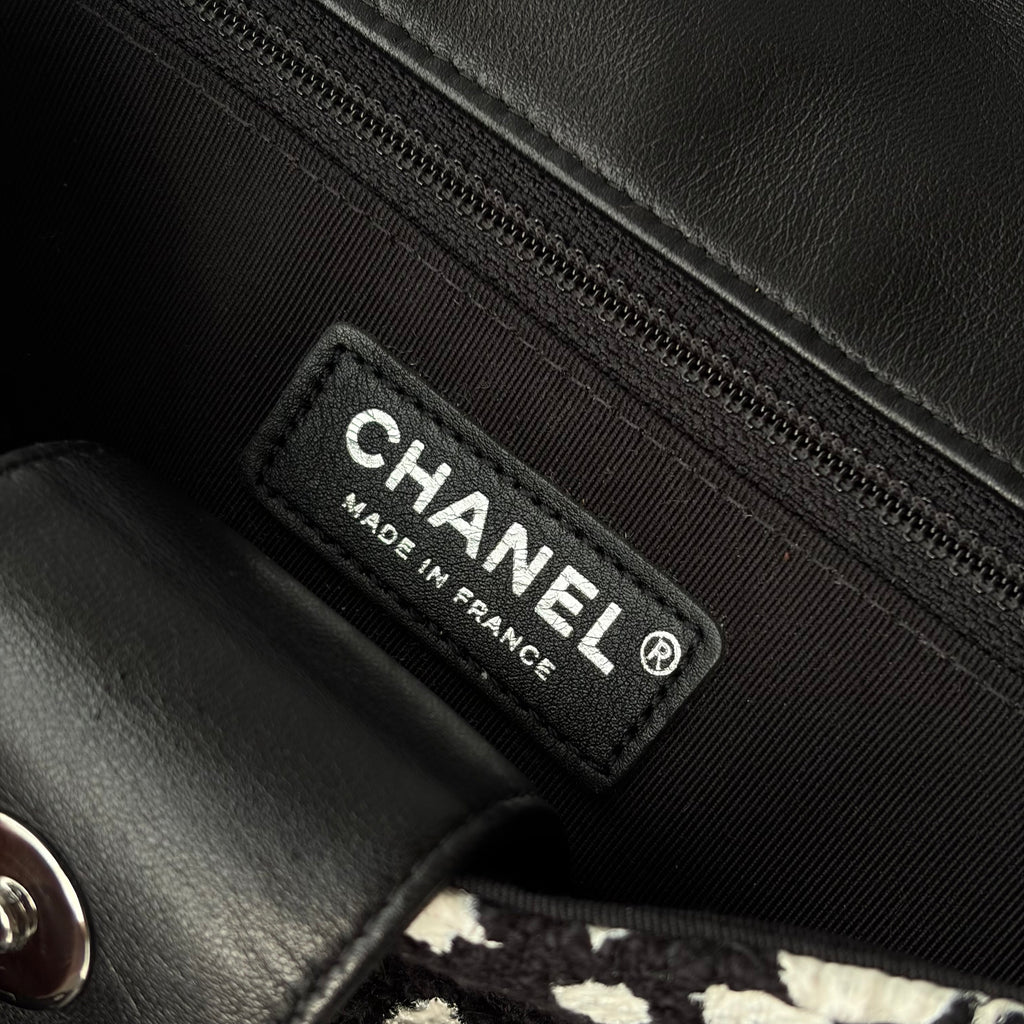 Chanel Paint Splatter Tweed Flap Bag